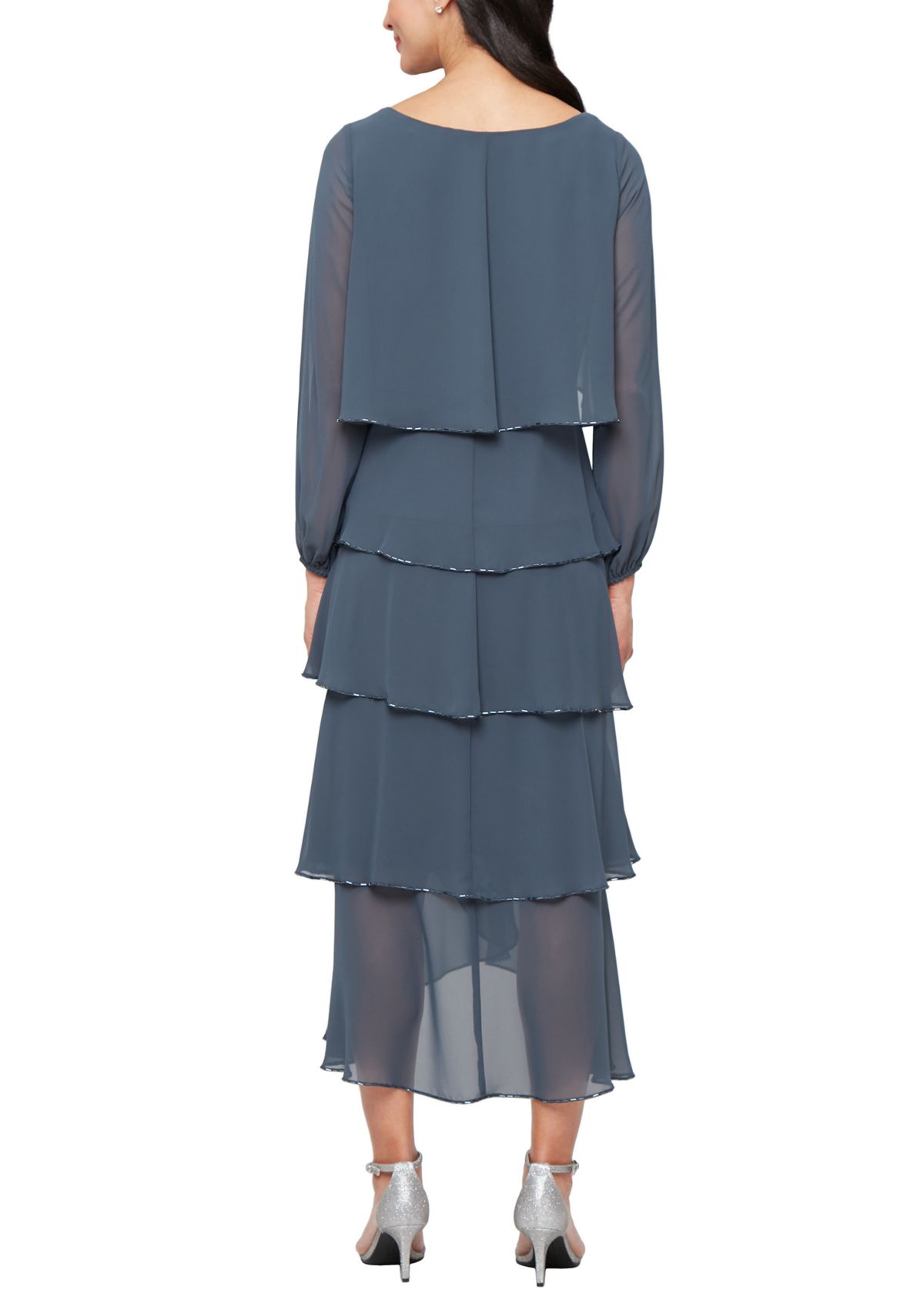 Womens Tier Bugle Dress