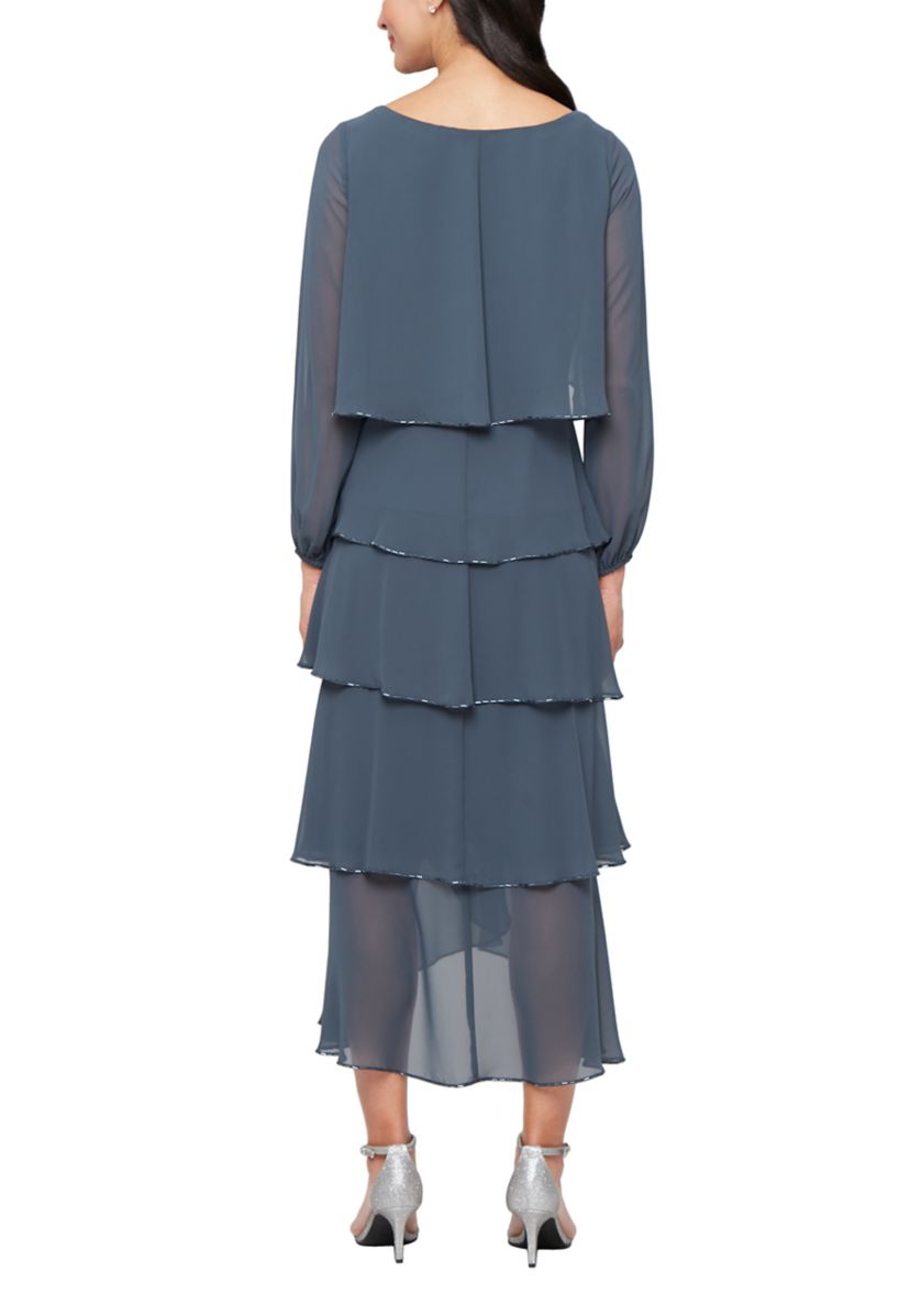 Womens Tier Bugle Dress