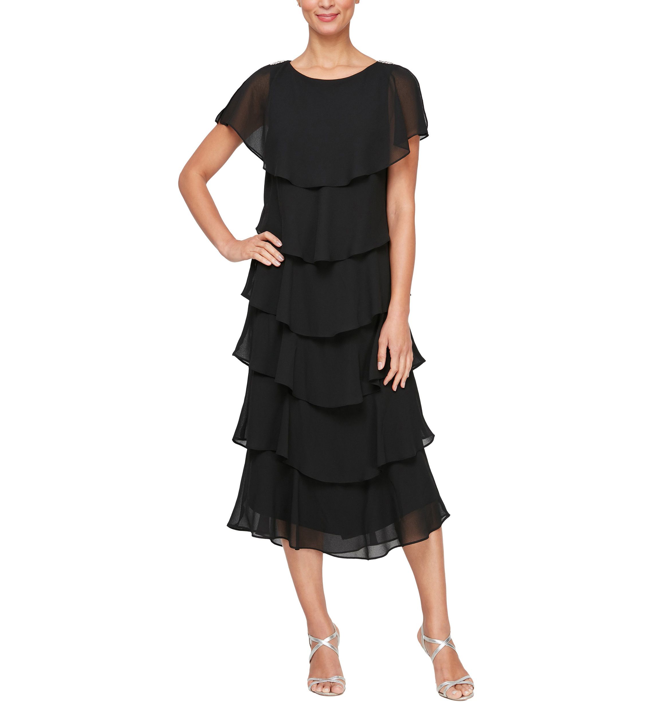 TLGTH TIER DRESS