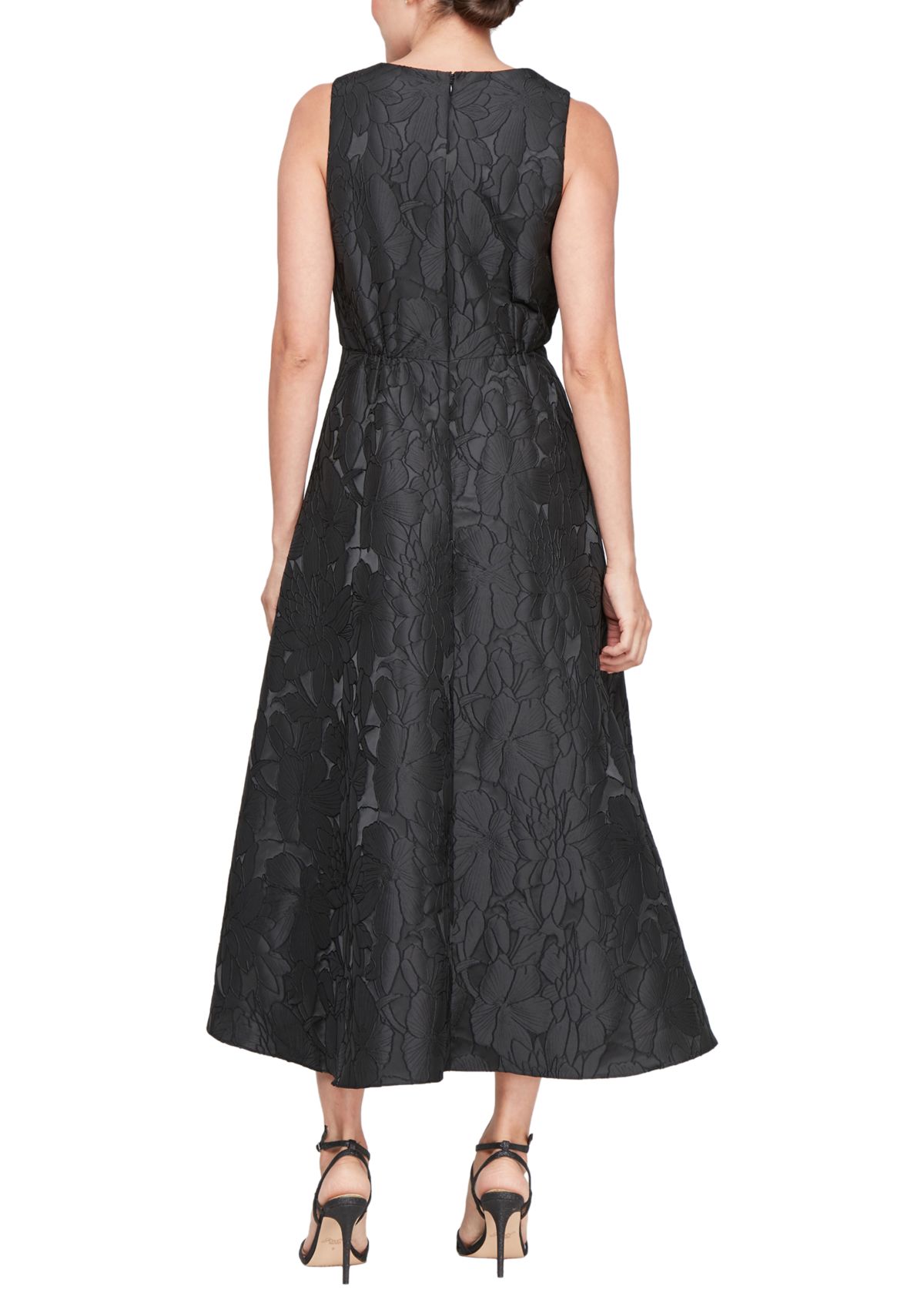 Surplice Hi-Low Dress