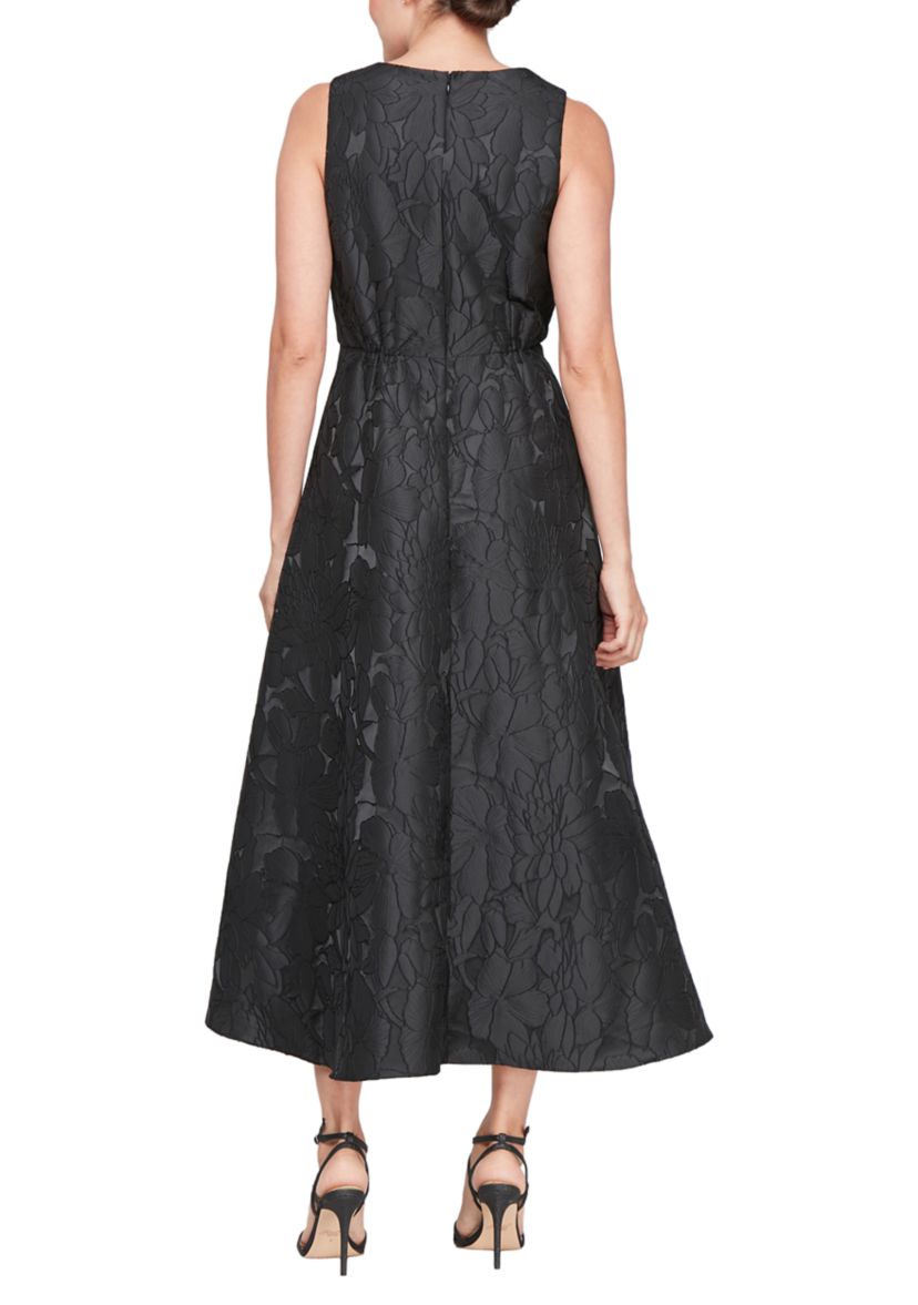 Surplice Hi-Low Dress