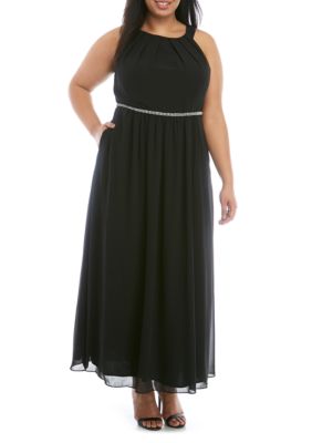 belk plus size evening gowns