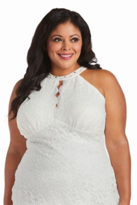 Belk white store dress plus size