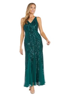 Women's Long Sleeveless Beaded Dress