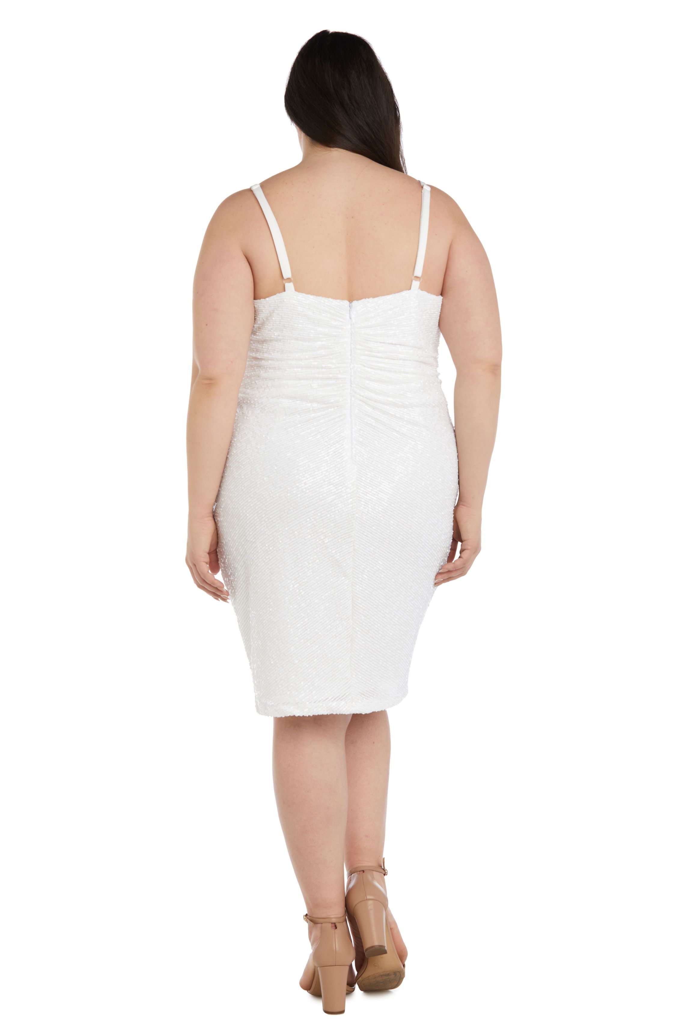 white short sleeve mini dress DY80017