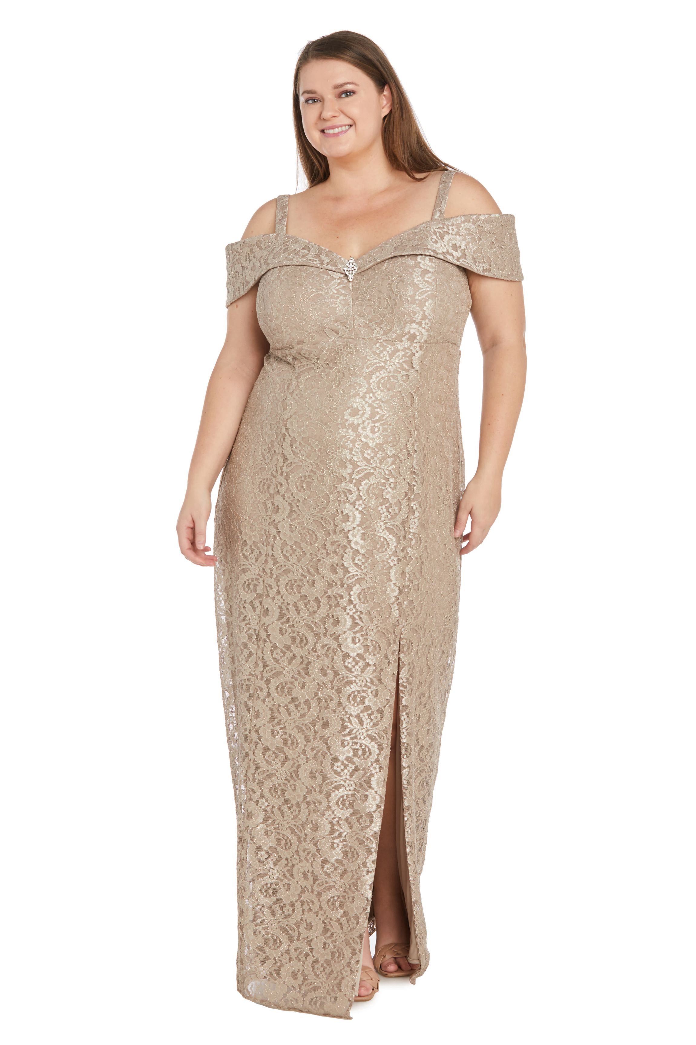 chinese dress ladies Momyknows Gold Rhinestone Mesh Sleeveless Backless Bodycon Evening Plus Size Maternity Maxi Dress Gold / M main image 0