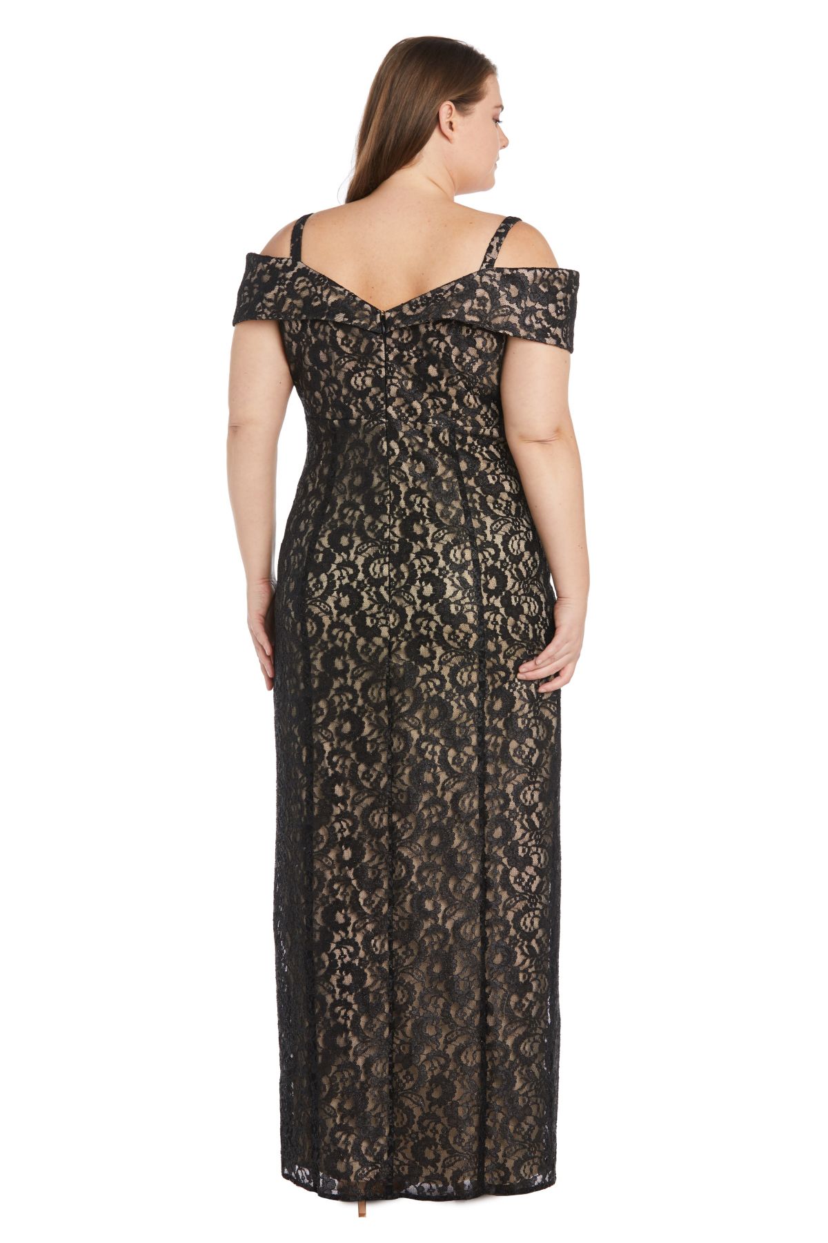 Glitter Lace Long Dress