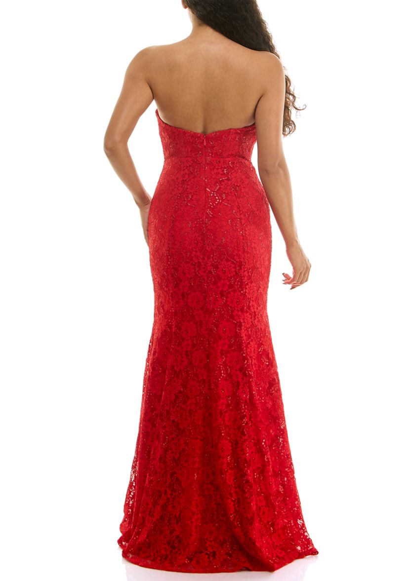 belk red prom dress Women's Red Midi Dresses
