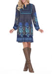 Womens Phebe Embroidered Sweater Dress