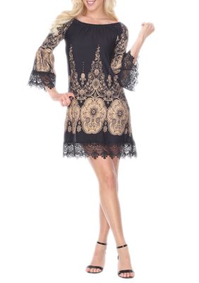 Mya Lace Trim Dress