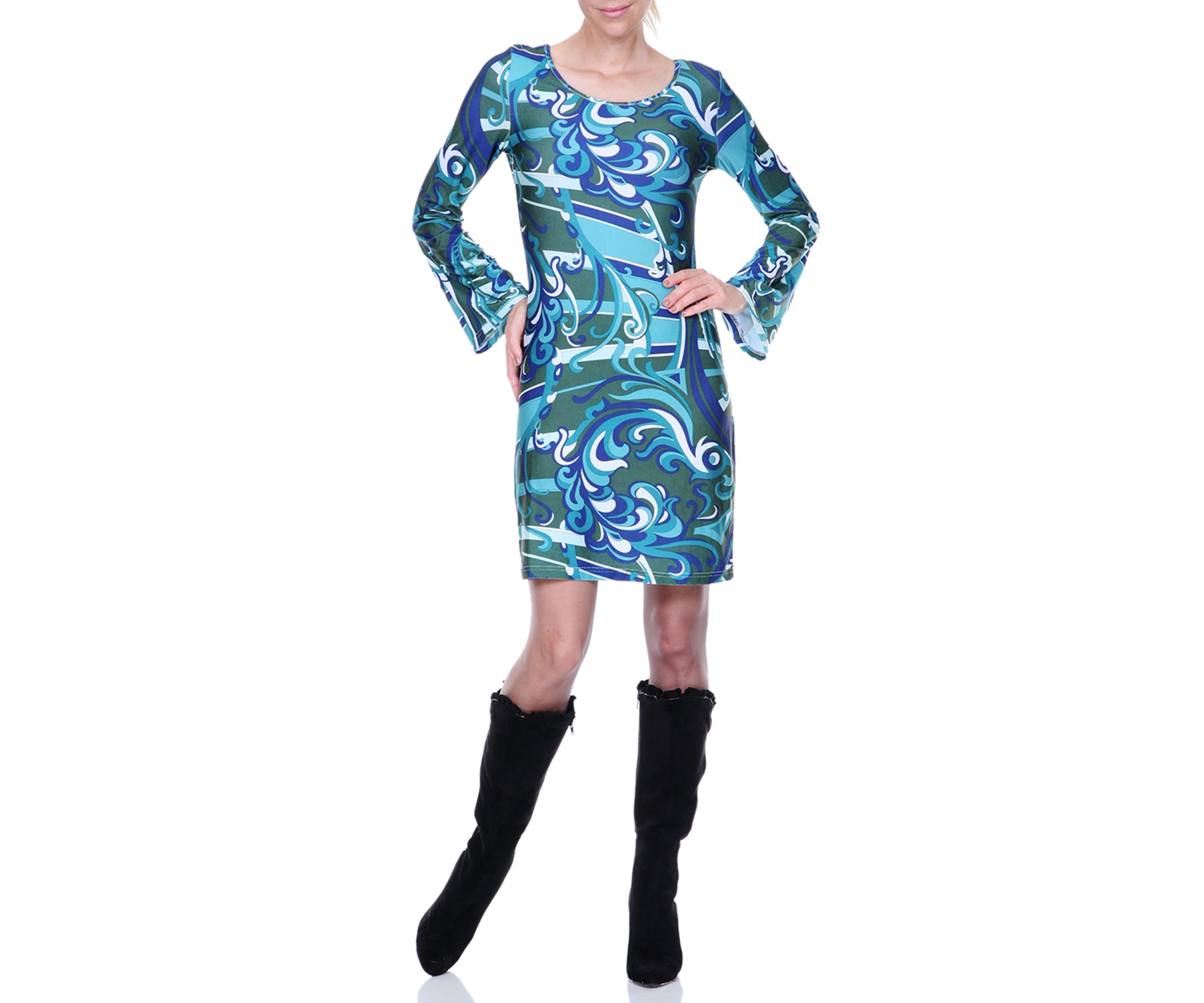 Juliana Bell Sleeved Dress