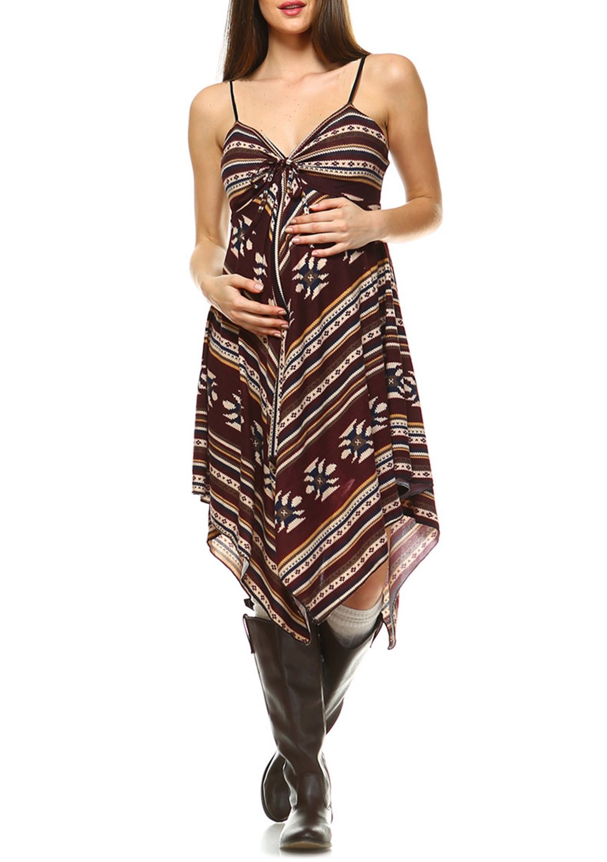 Maternity Nettie Scoop Neck Dress