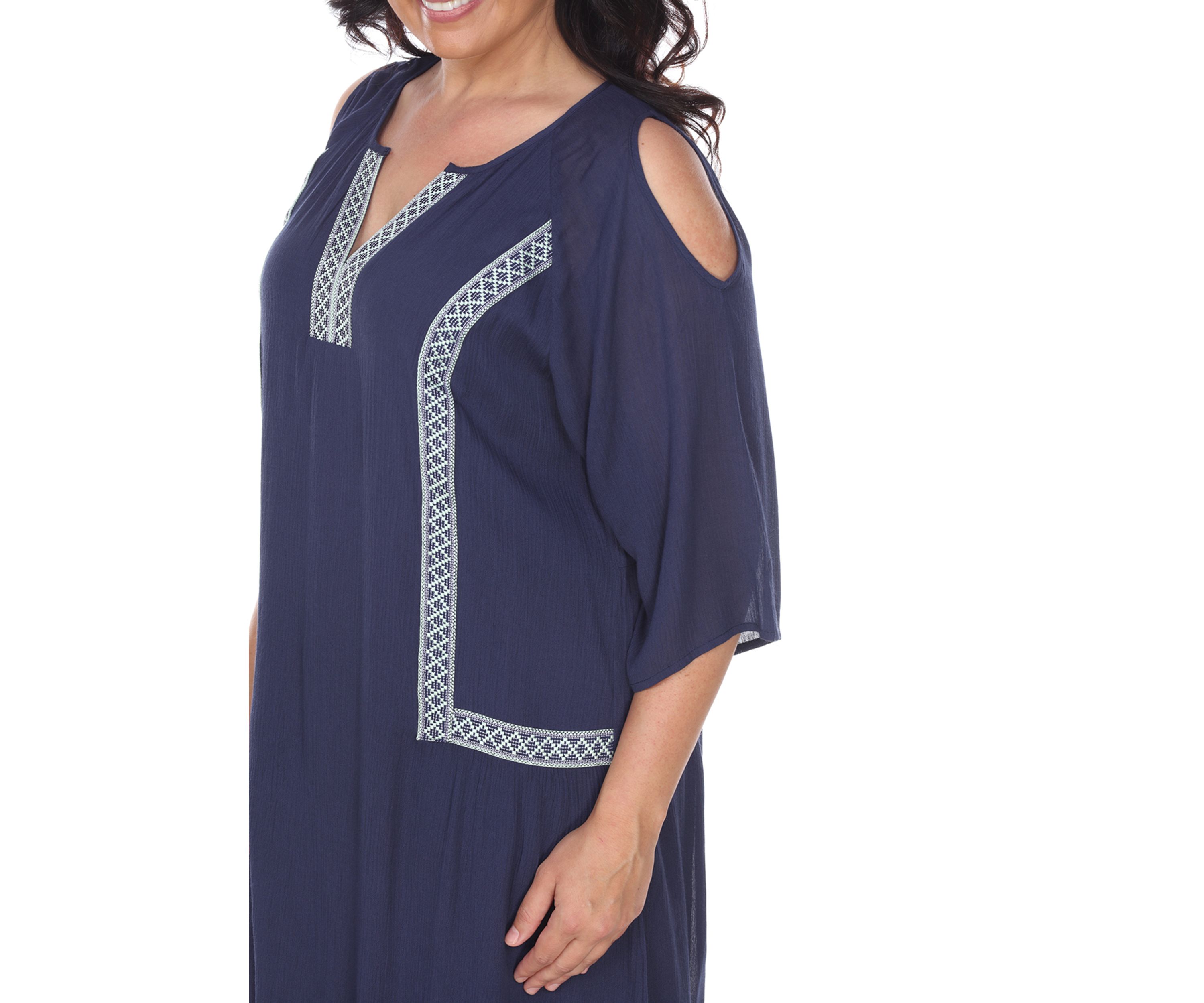 Plus Size Marybeth Embroidered Dress