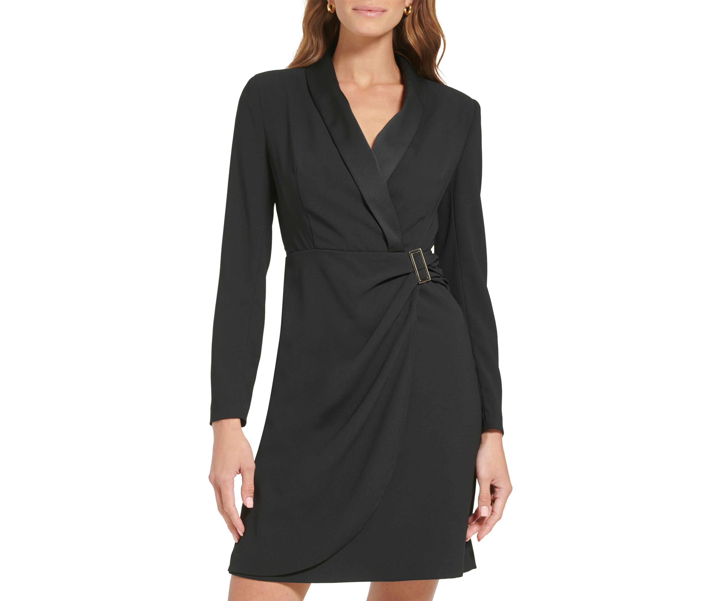 Womens Long Sleeve Portrait Collar Dress