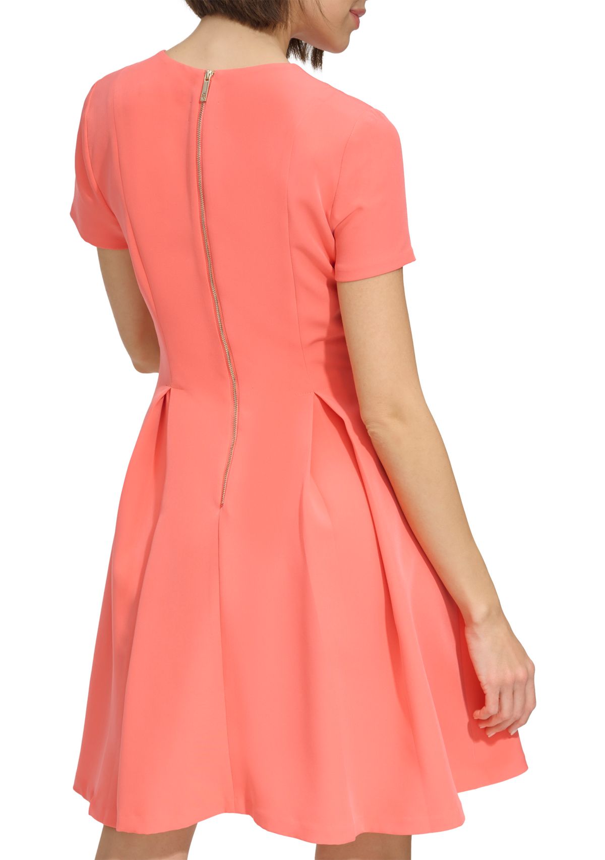 Womens Short Sleeve Knit Novelty Dress