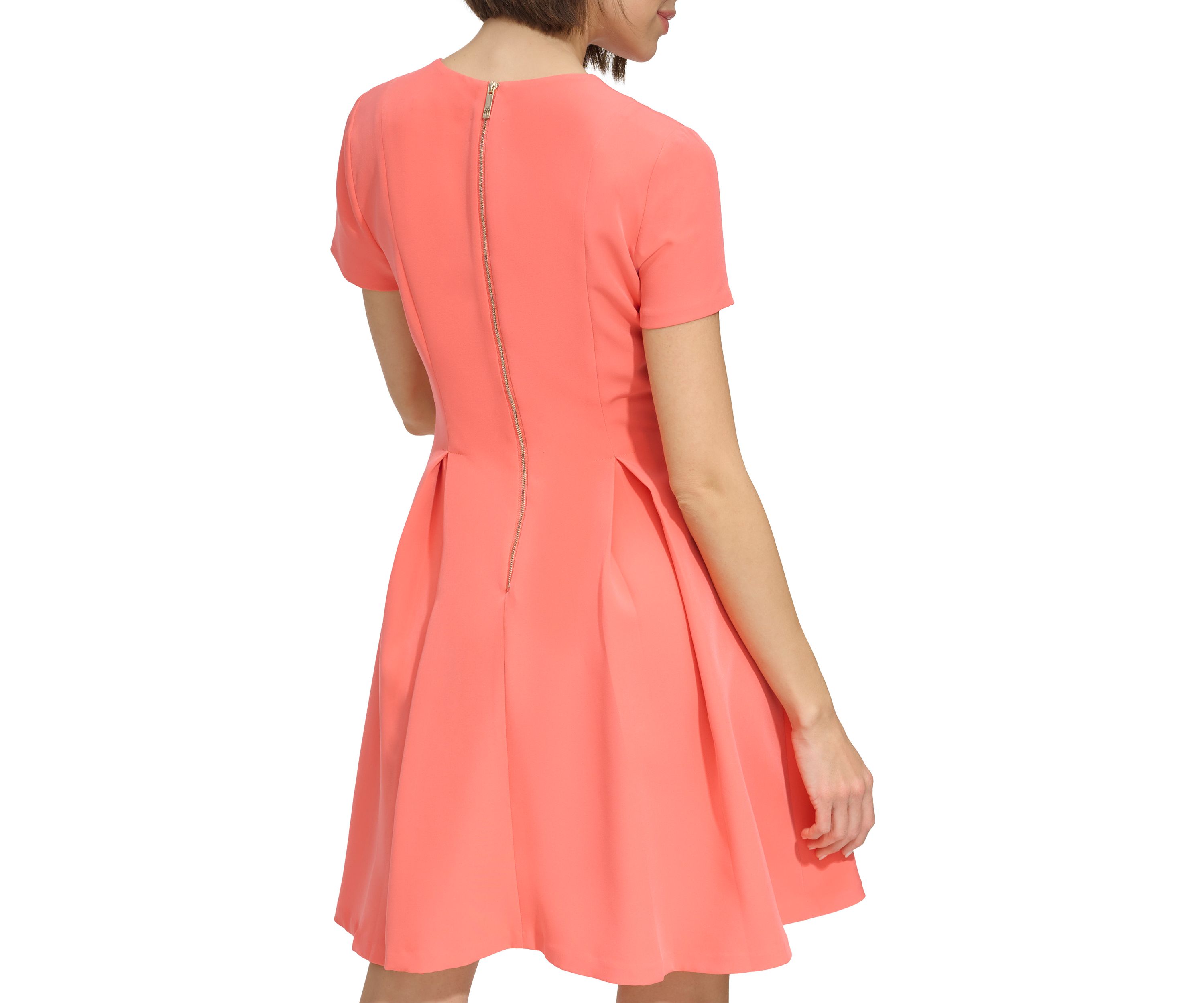 Womens Short Sleeve Knit Novelty Dress