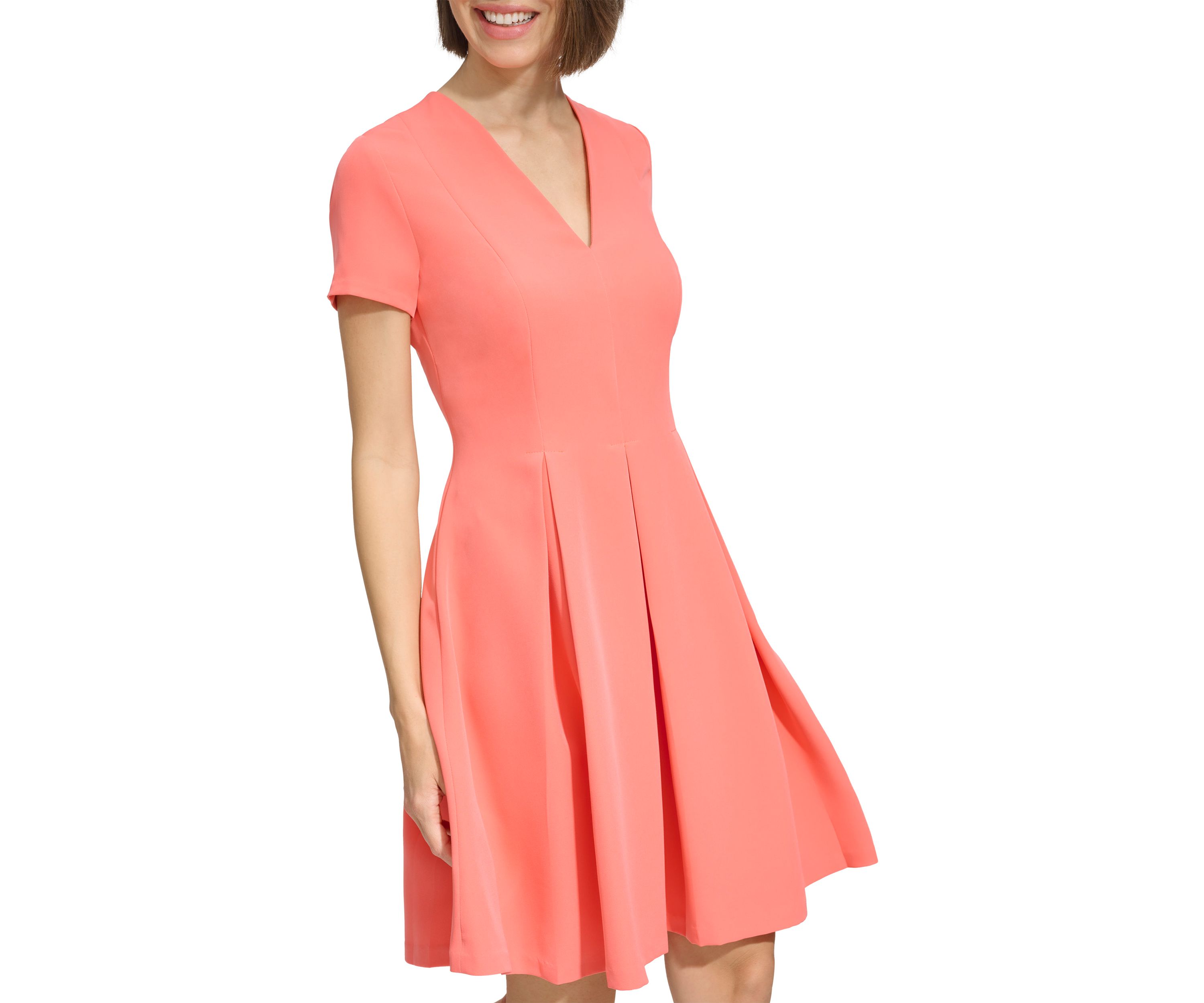 Womens Short Sleeve Knit Novelty Dress