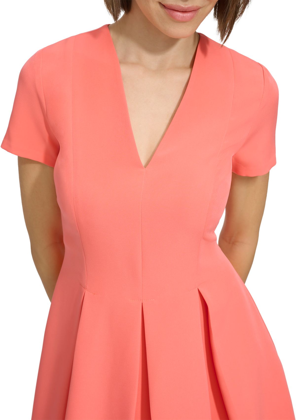 Womens Short Sleeve Knit Novelty Dress