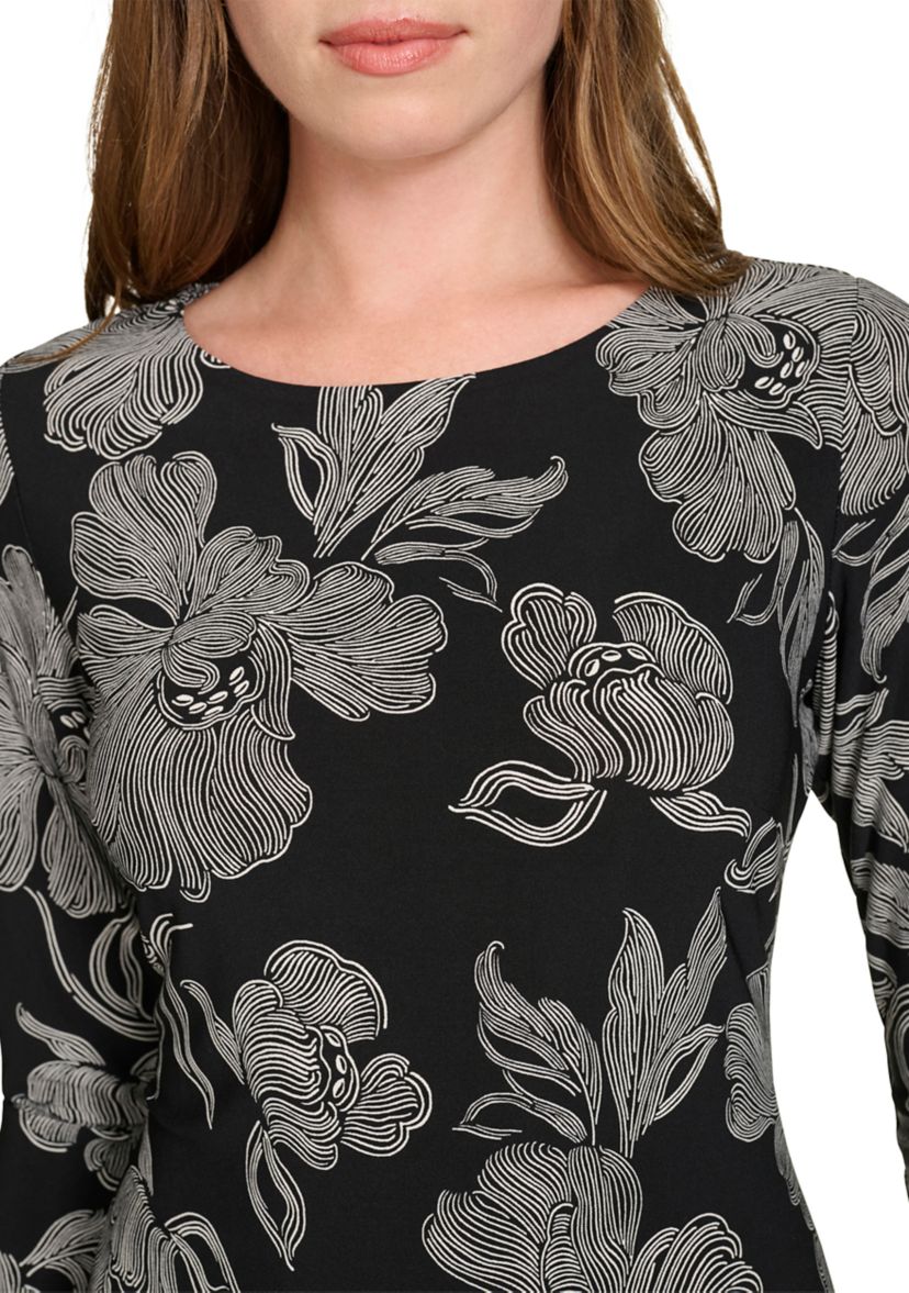 Womens Abstract Printed Jersey Shift Dress