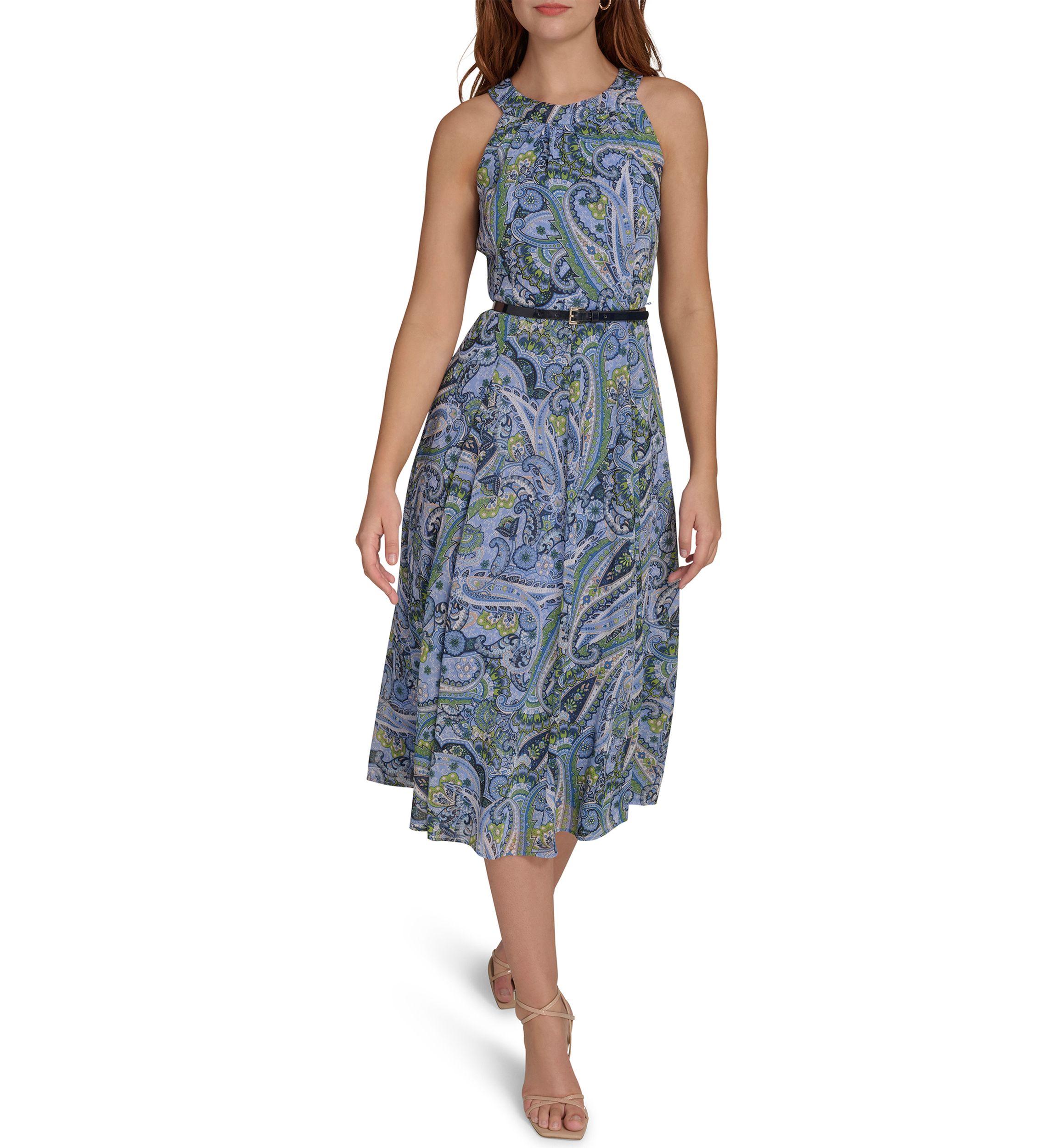 tiered ruffle halter dress DELILAH Tiered Ruffle Halter Maxi Dress