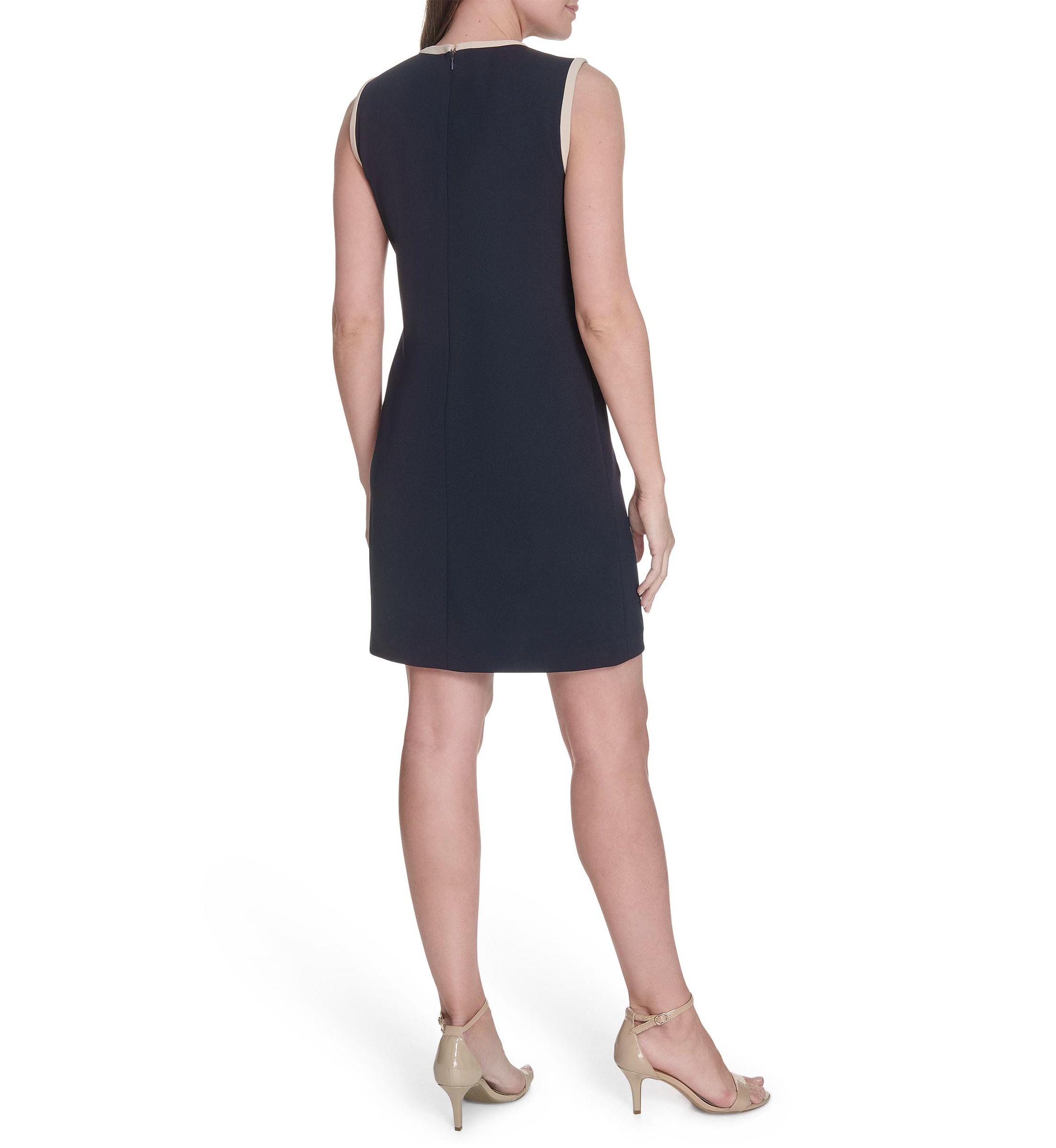 navy blue dress for baby girl Tommy Hilfiger Women Printed Jersey Bell Sleeve Togo main image 1