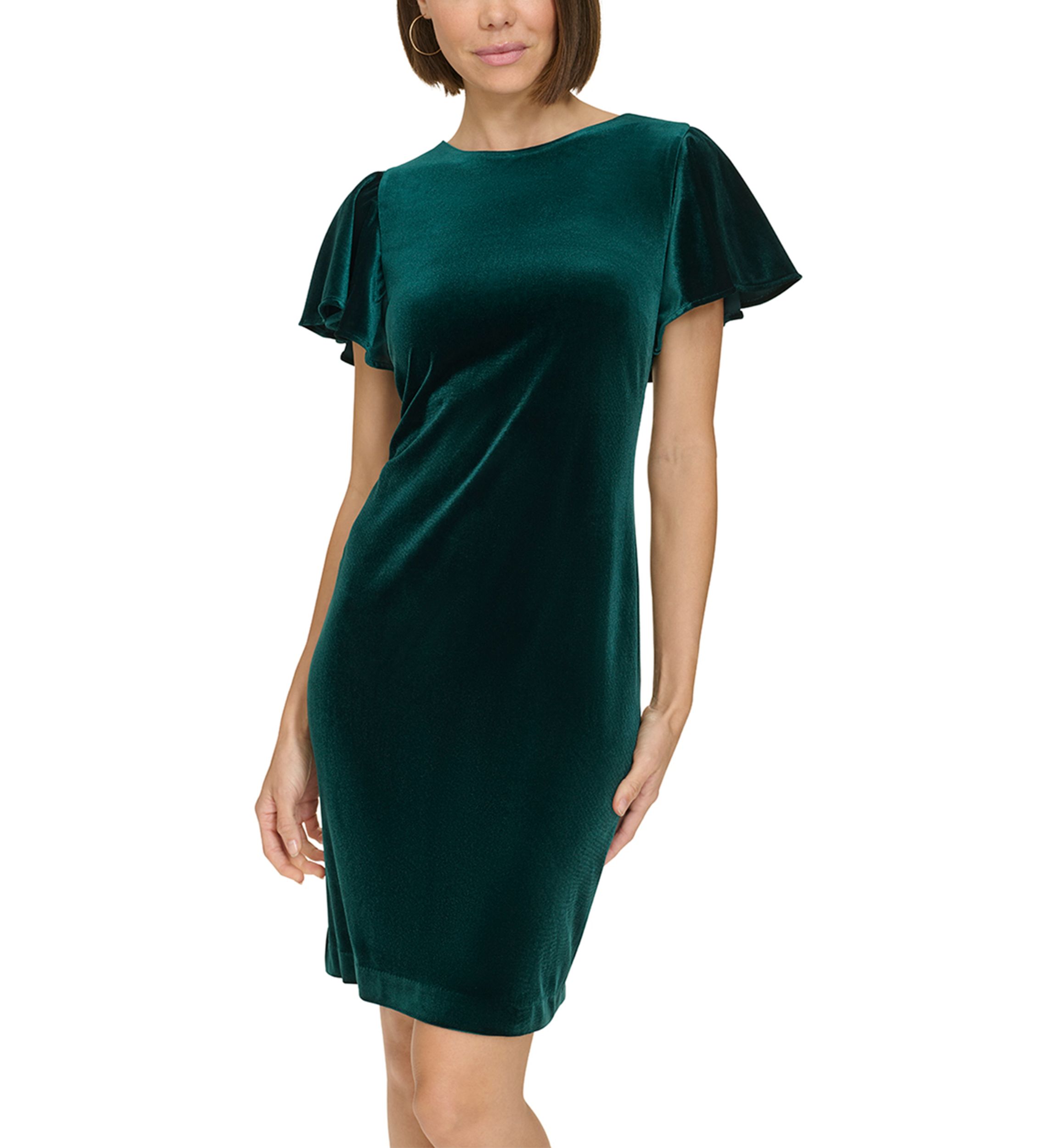 tommy hilfiger green velvet dress Women's Dresses JR Fall/Winter 243/244