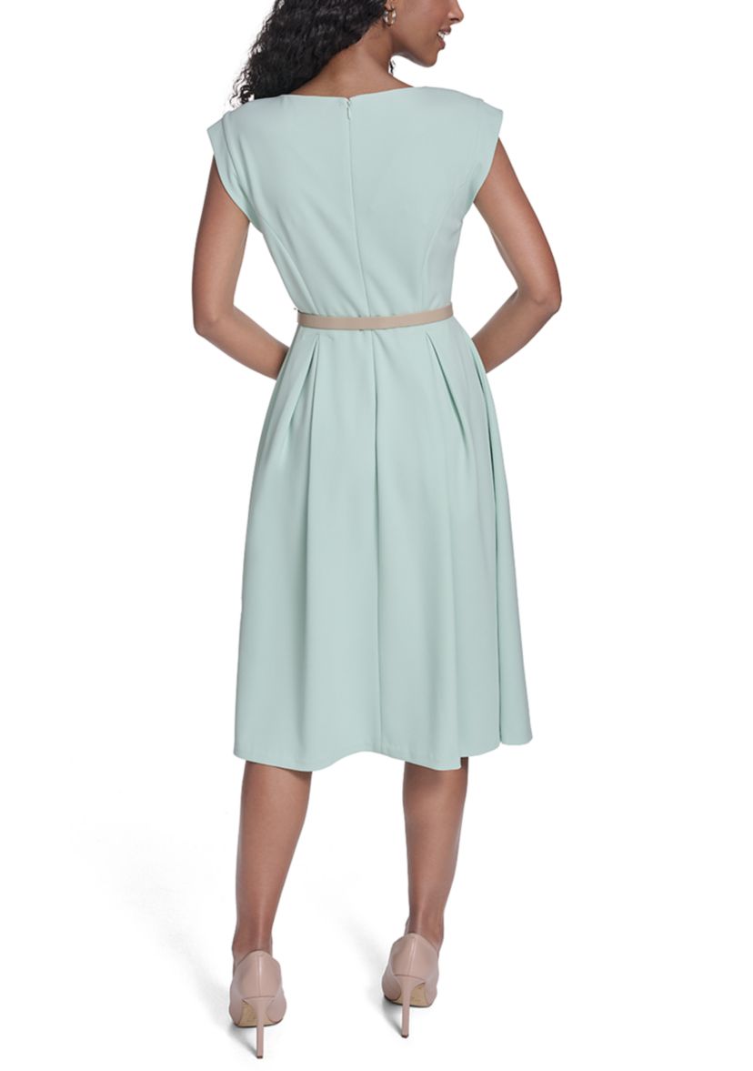white sweater midi dress PRETTYGARDEN Women's Long Sleeve Midi Sweater Dress Fall Crewneck Knit