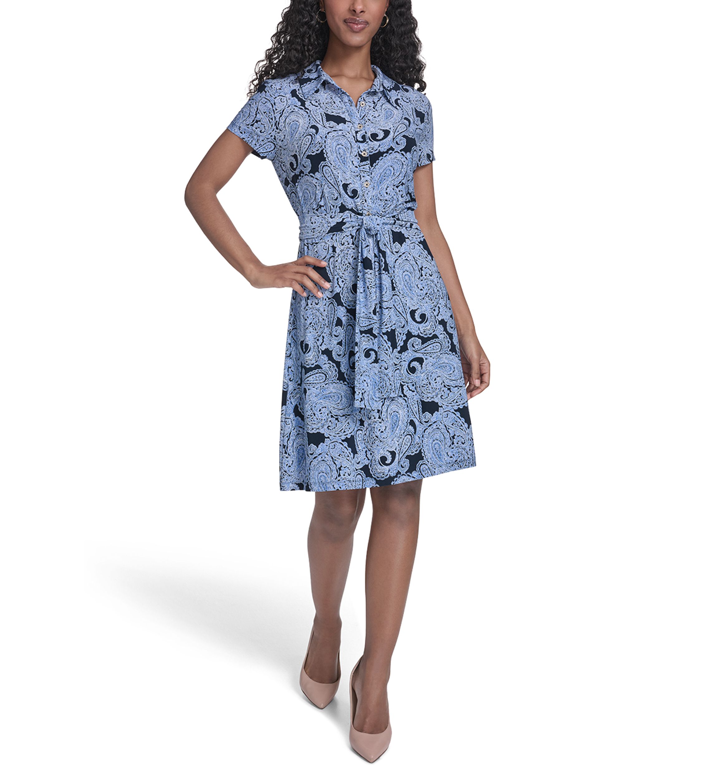 tommy hilfiger casual dresses on sale Tommy Hilfiger Women's Sleeveless Short Shirtdress, White, 4, Cotton