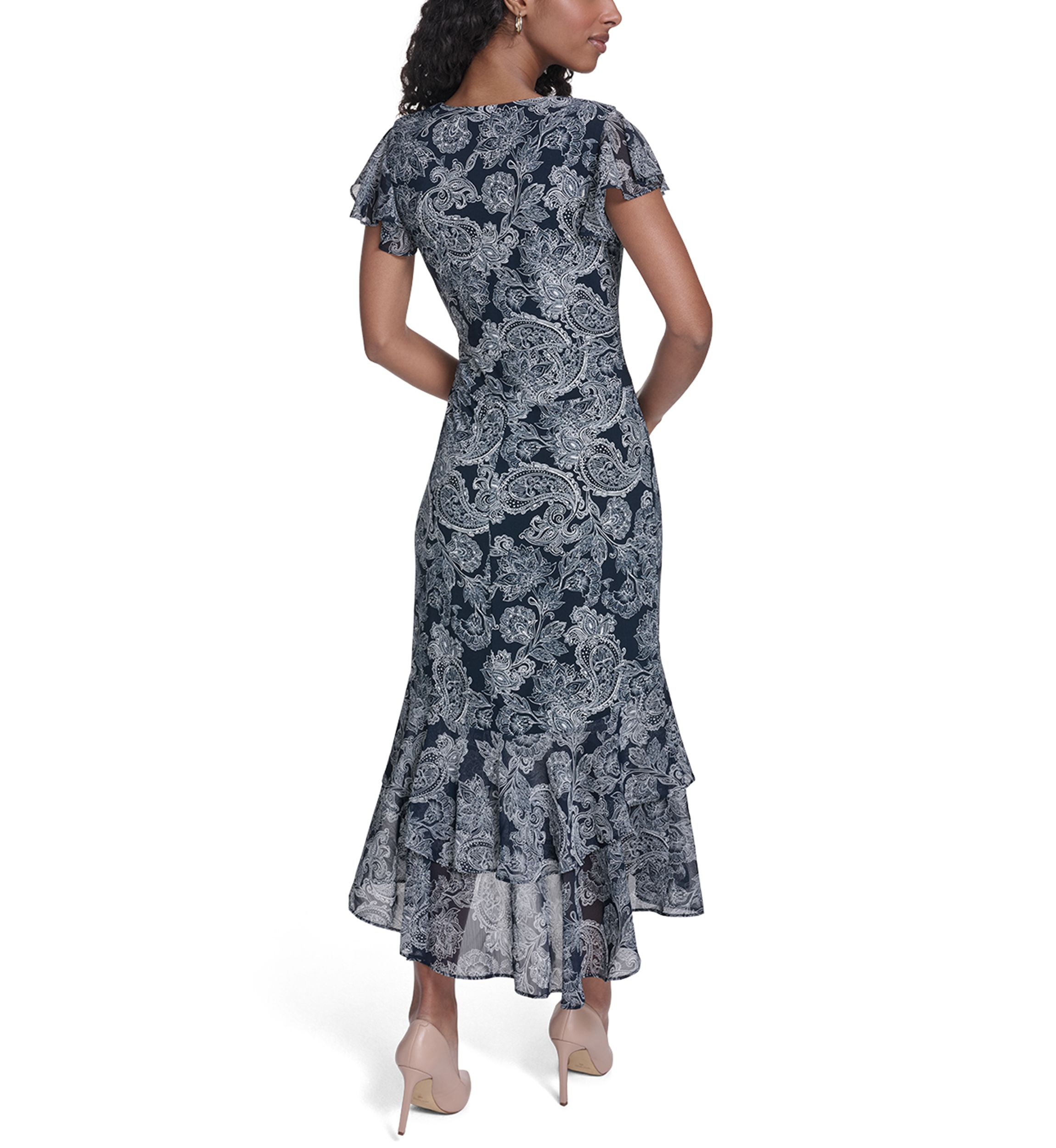 boho midi dress plus size Plus Size Summer Dresses Boho for Women Casual V Neck Short Sleeve Floral  Print Beach Midi Dress