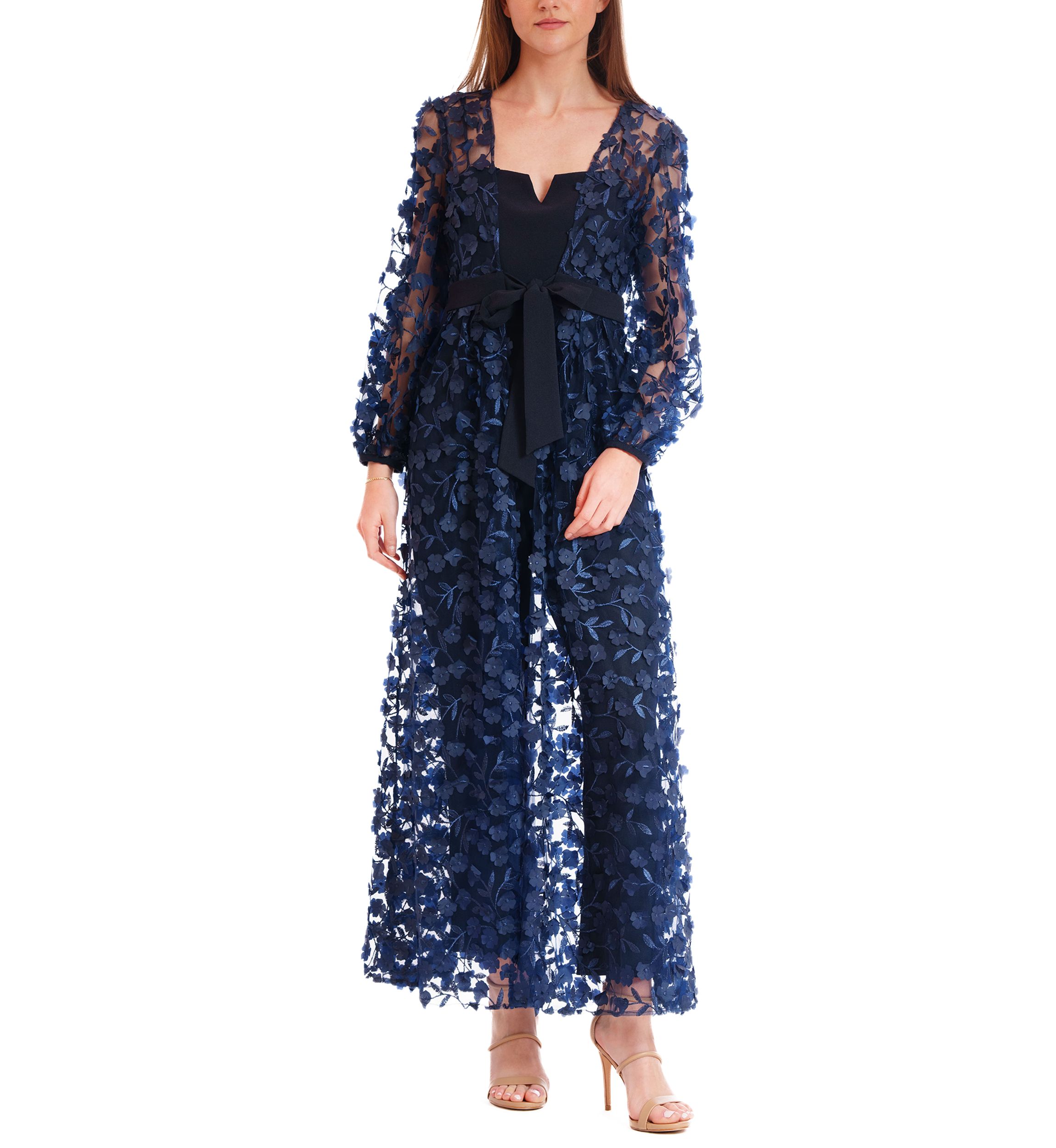 Womens Jumpsuit with Jacket Overlay