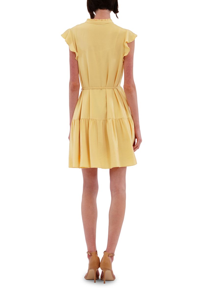 Julia Jordan Women's Shirtdress - Yellow - Mini Dresses