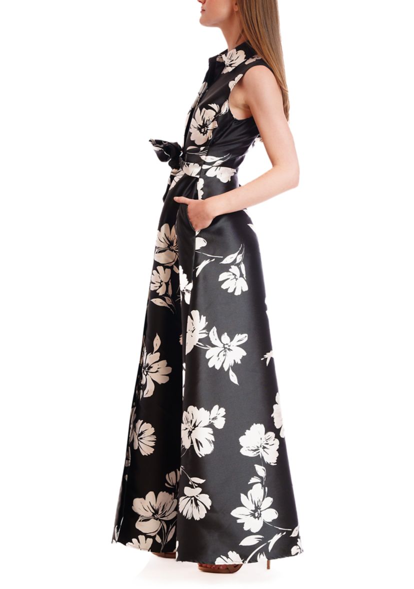 Womens Sleeveless Shirt Dress Gown