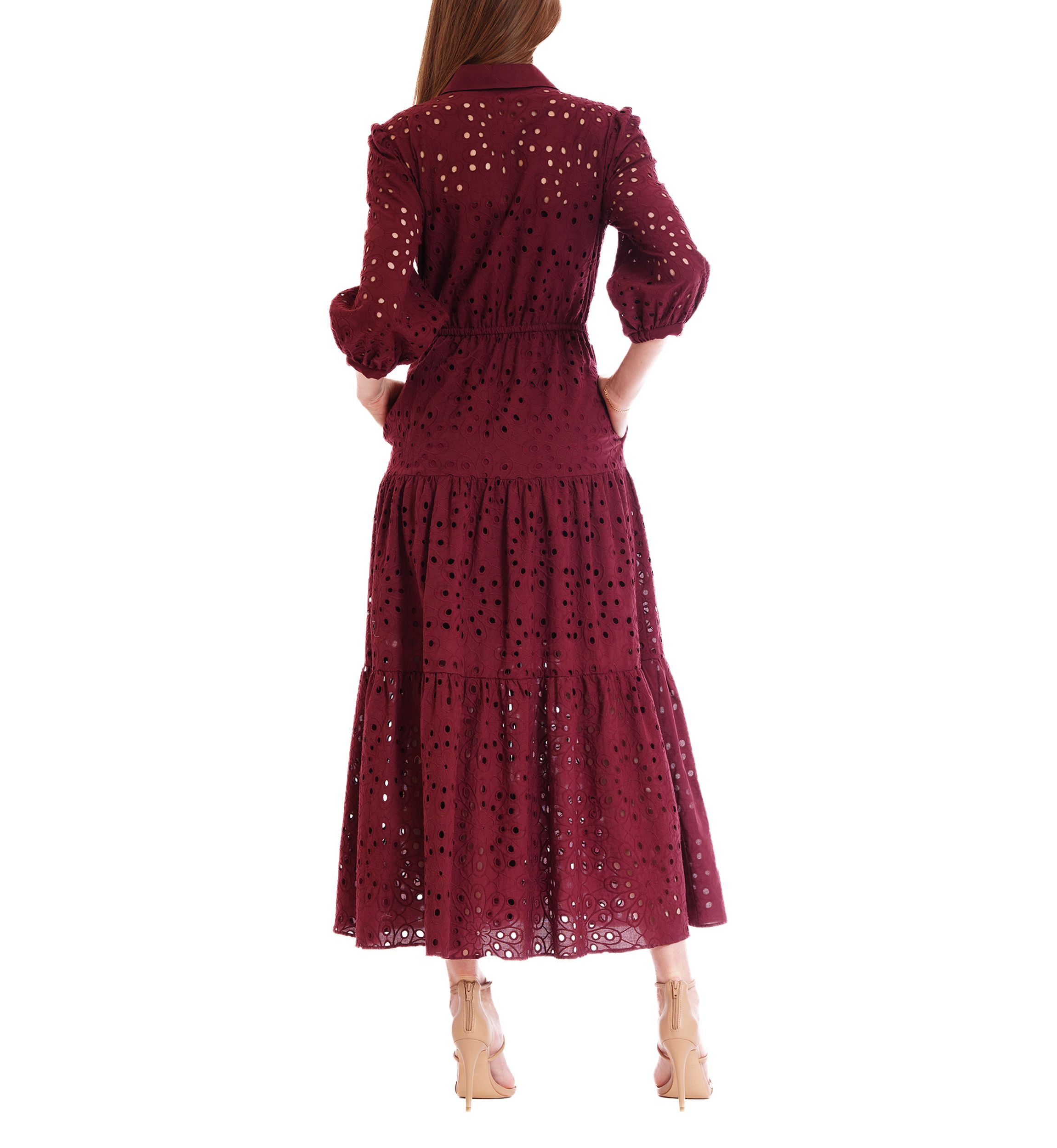 Womens Lace A-Line Dress