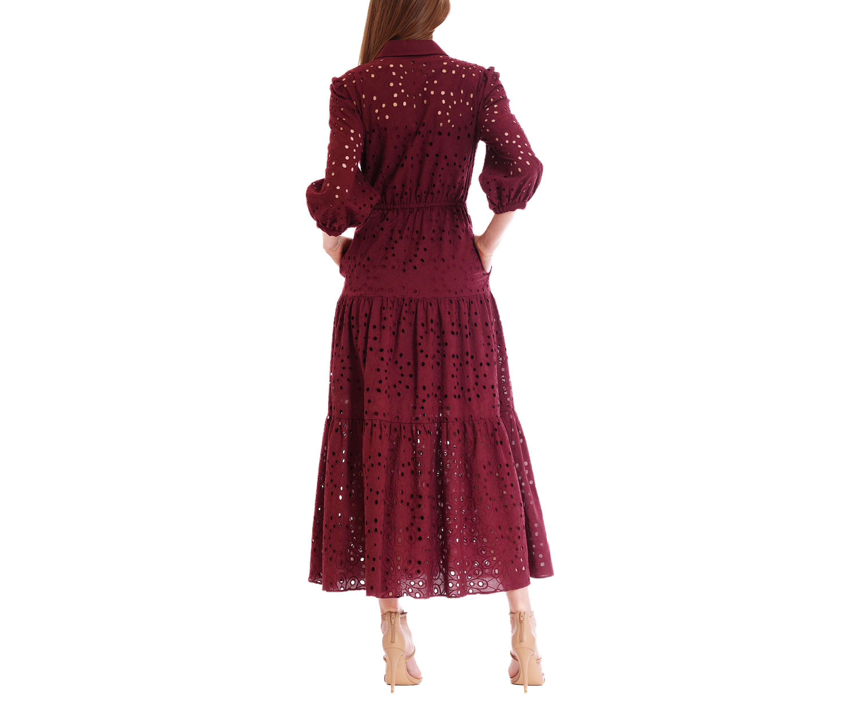 Womens Lace A-Line Dress