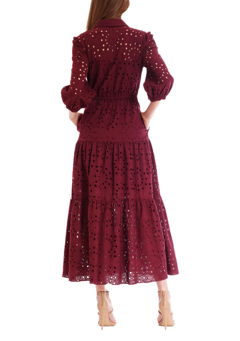 Womens Lace A-Line Dress