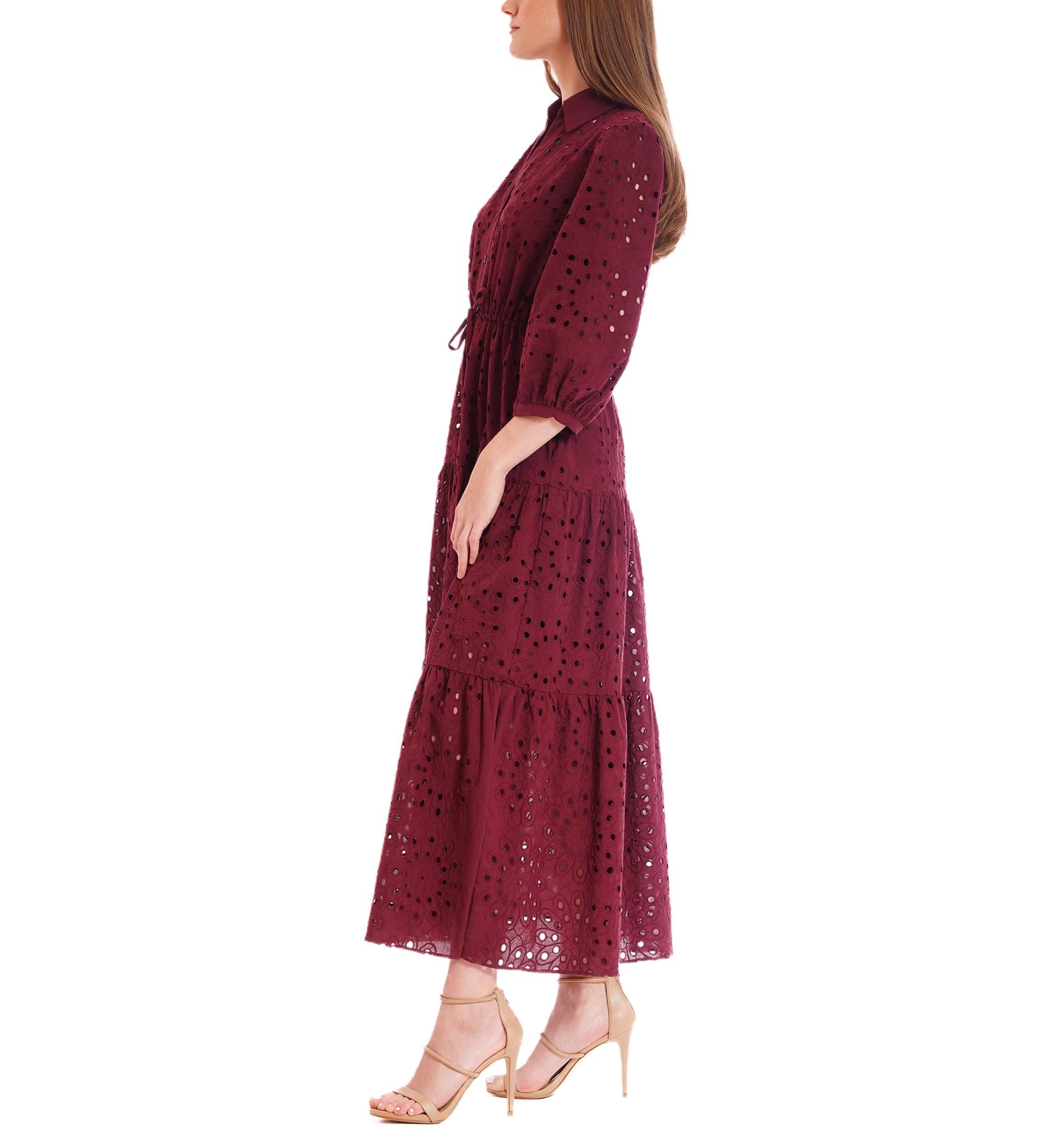Womens Lace A-Line Dress