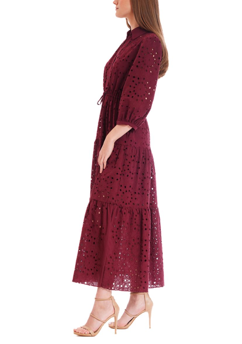 Womens Lace A-Line Dress