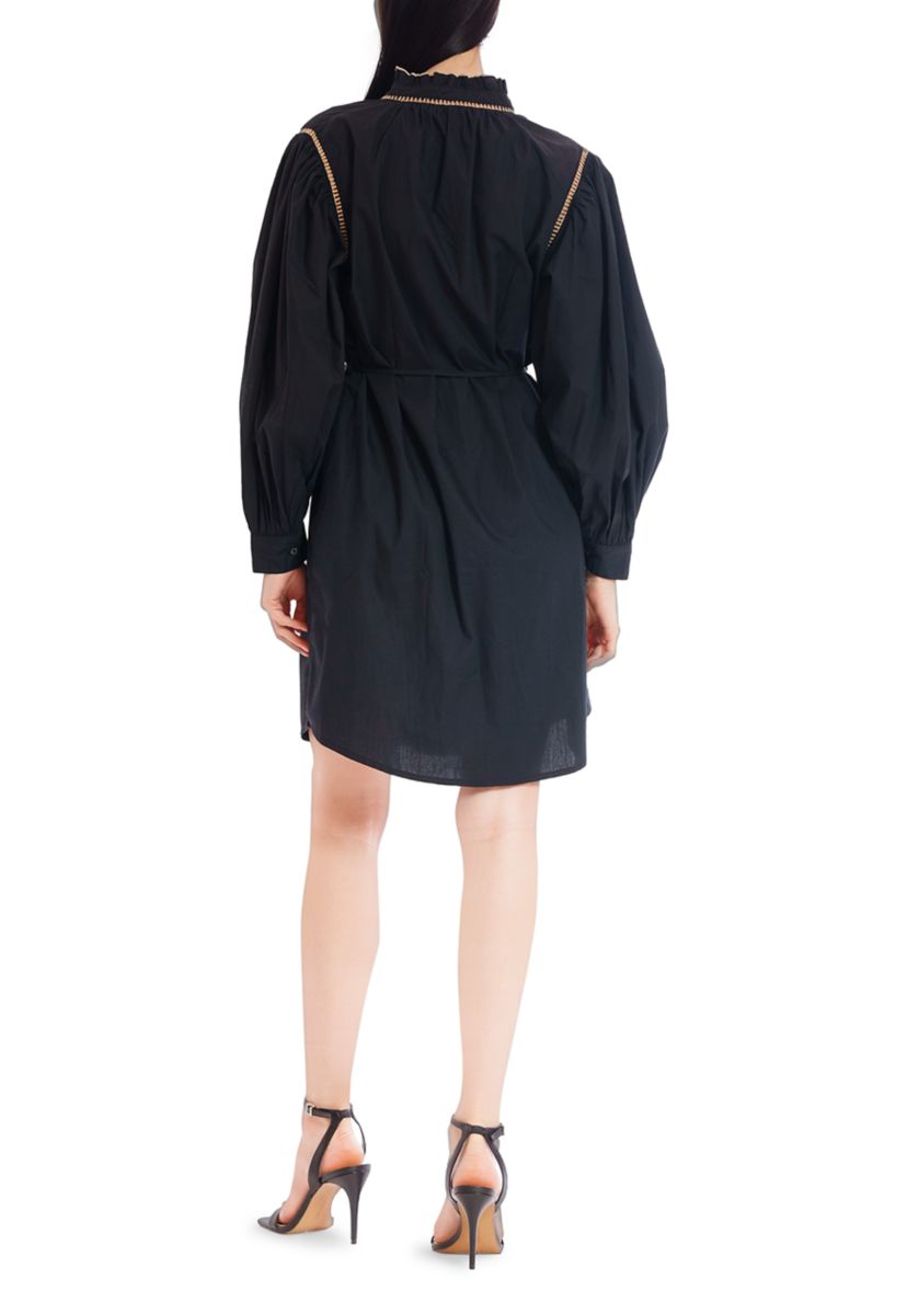 Womens Embroidered Shirtdress