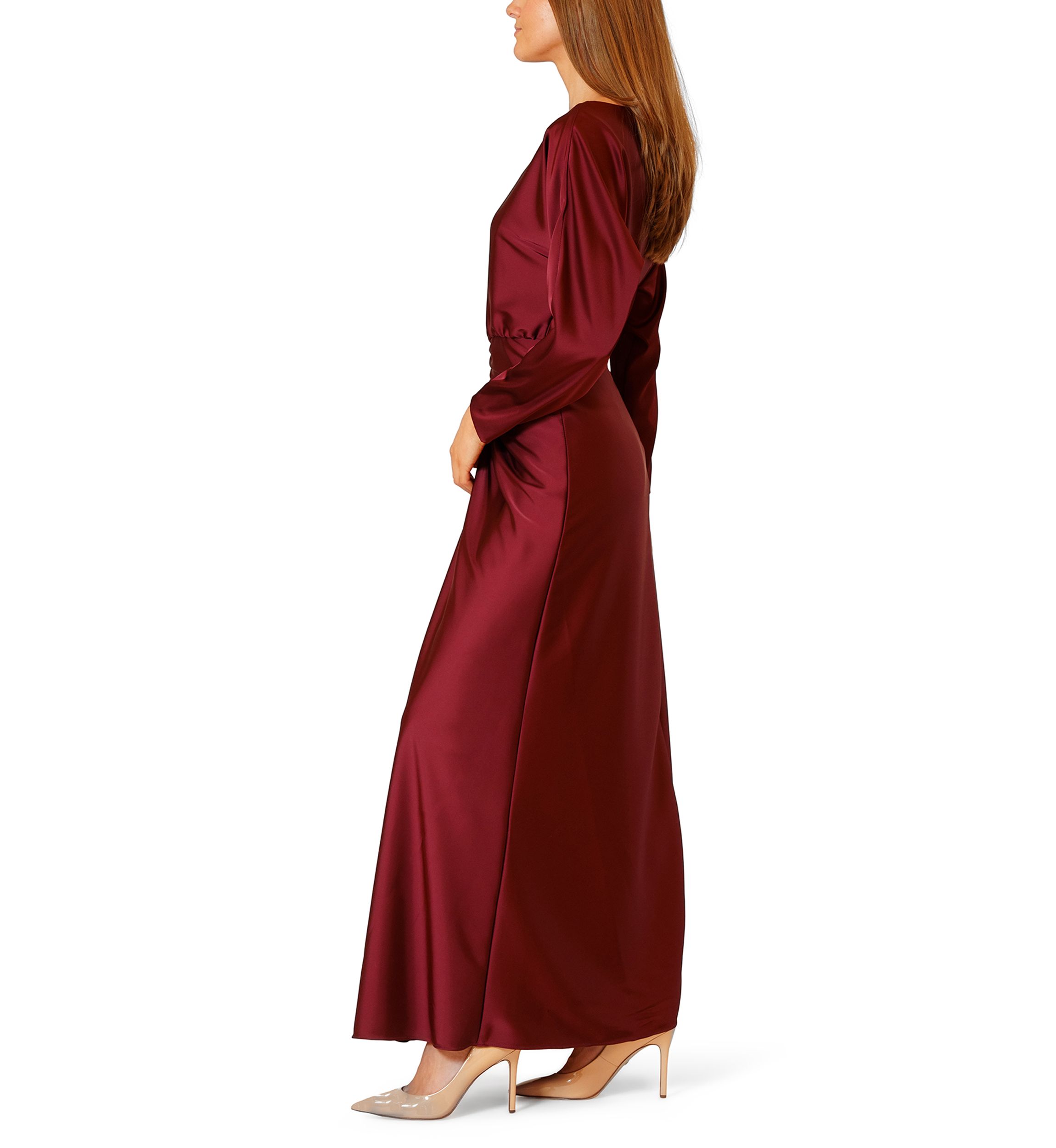 julia jordan red dress NWT Julia Jordan Scuba Jersey Long Sleeve Faux Wrap