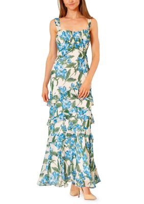 Julia Jordan Women's Sleeveless Floral Mermaid Dress