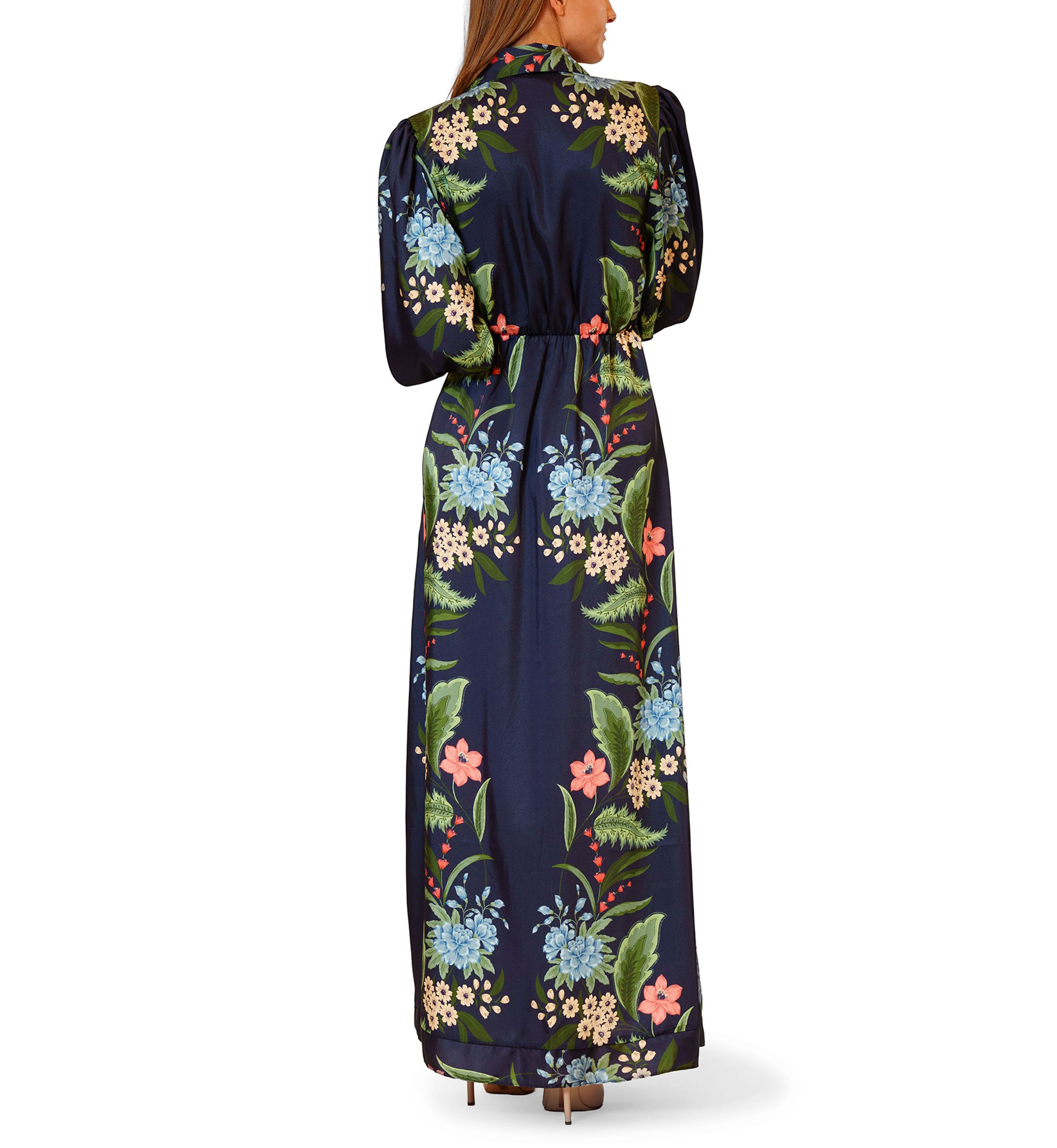 deep blue dresses Elegant A Line Open Back Navy Long Prom Dress, Long Dark Blue Formal Graduation Evening Dress A1734 baby shower fitted gown Dress style:DRESS + MATCHING VEIL Key Features Runwind Plus Size Dress