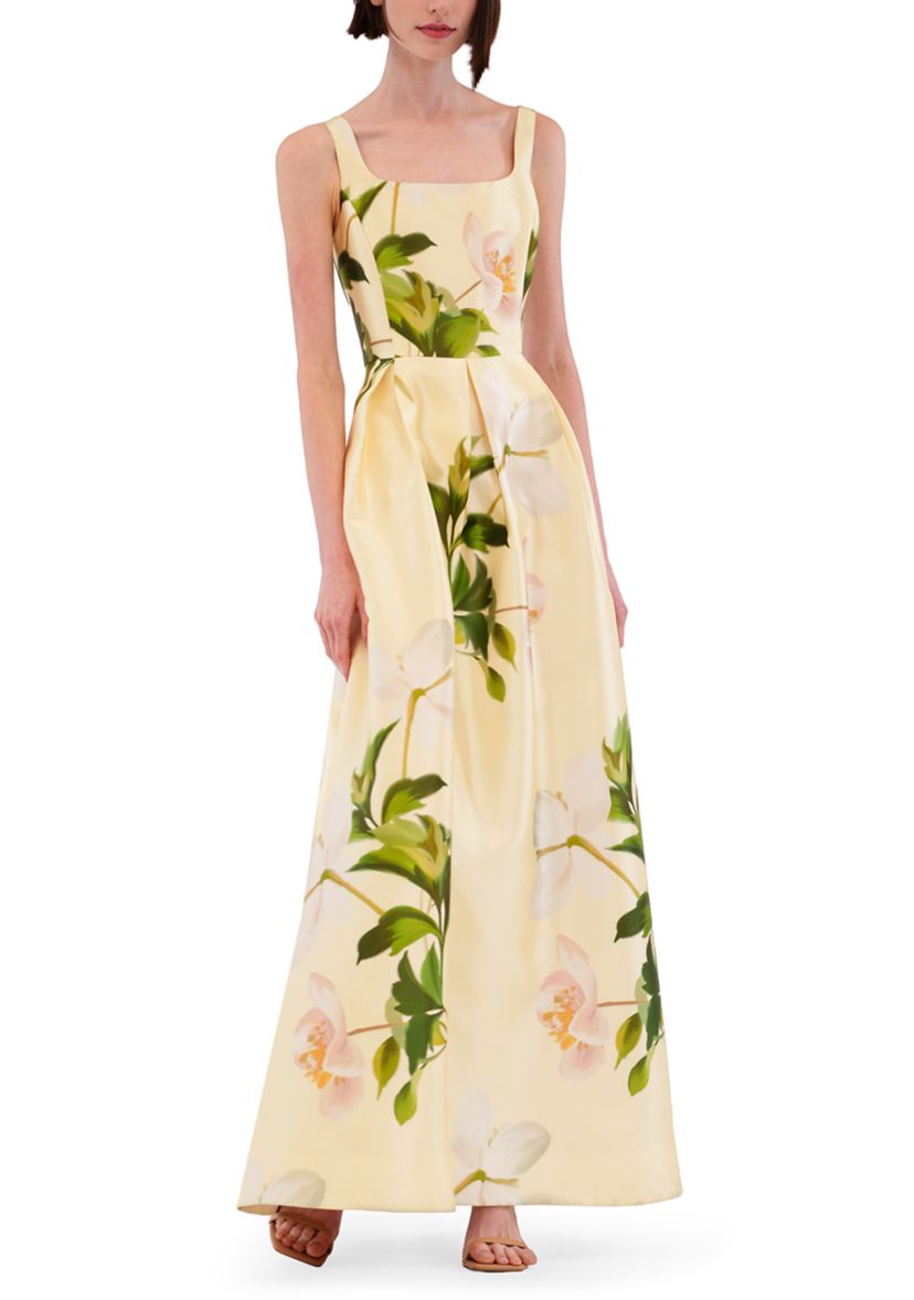 Julia Jordan Women's Sleeveless Floral Maxi Gown