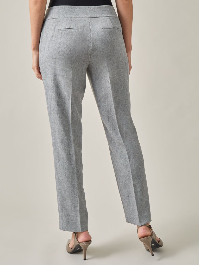 Womens Fly Front Slim Pant