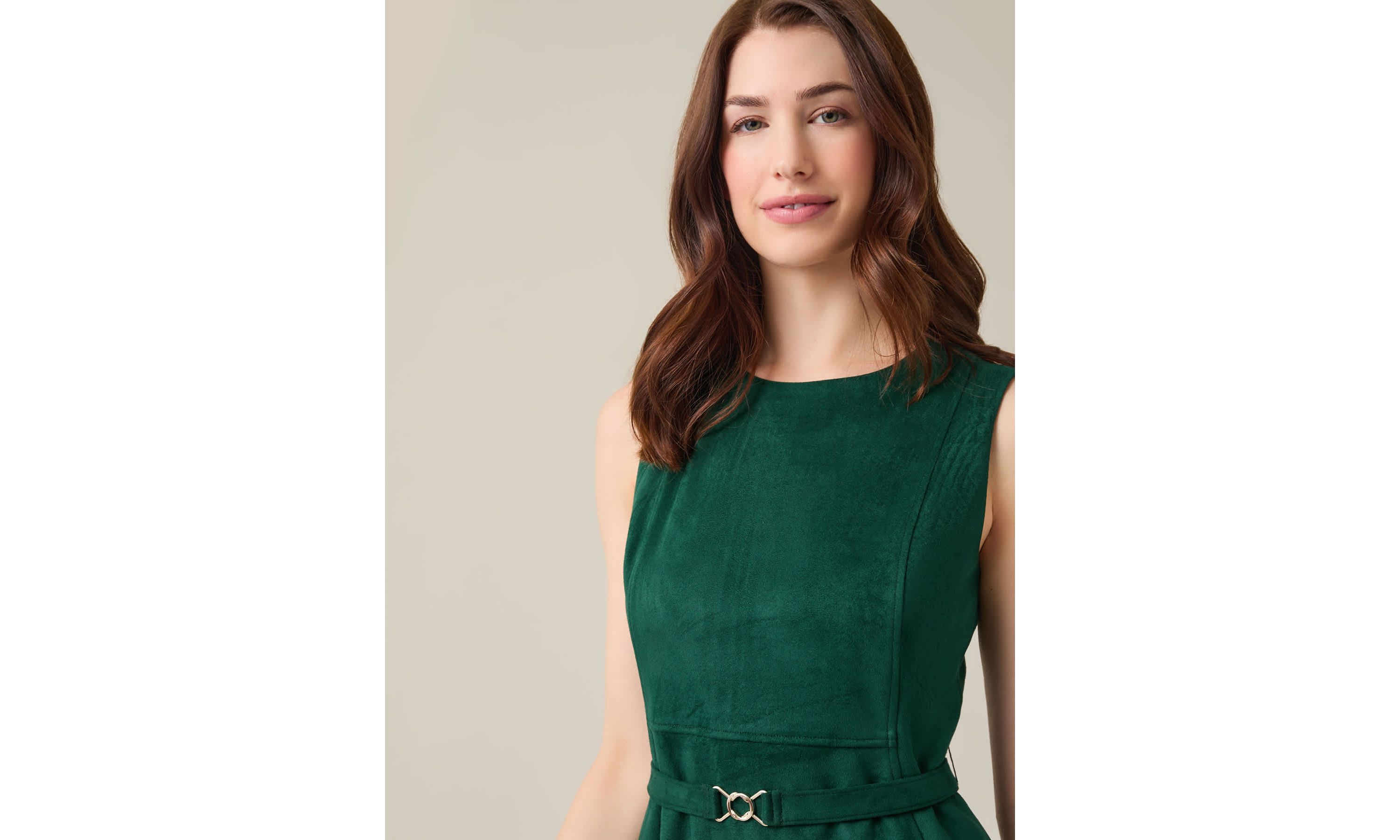 Womens Petite Sheath Dress With Belt