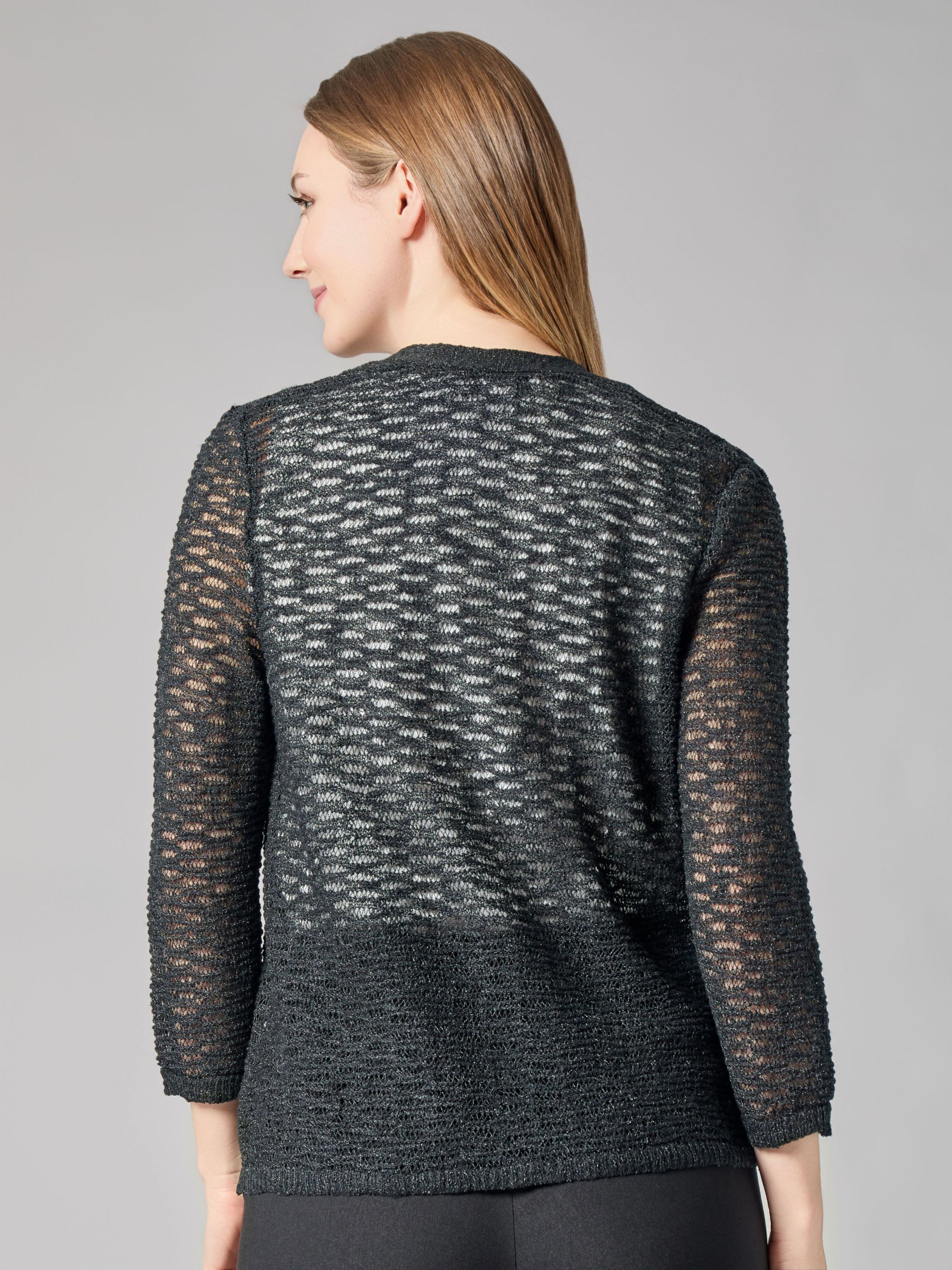 Stiched Self Edge A Line Cardigan