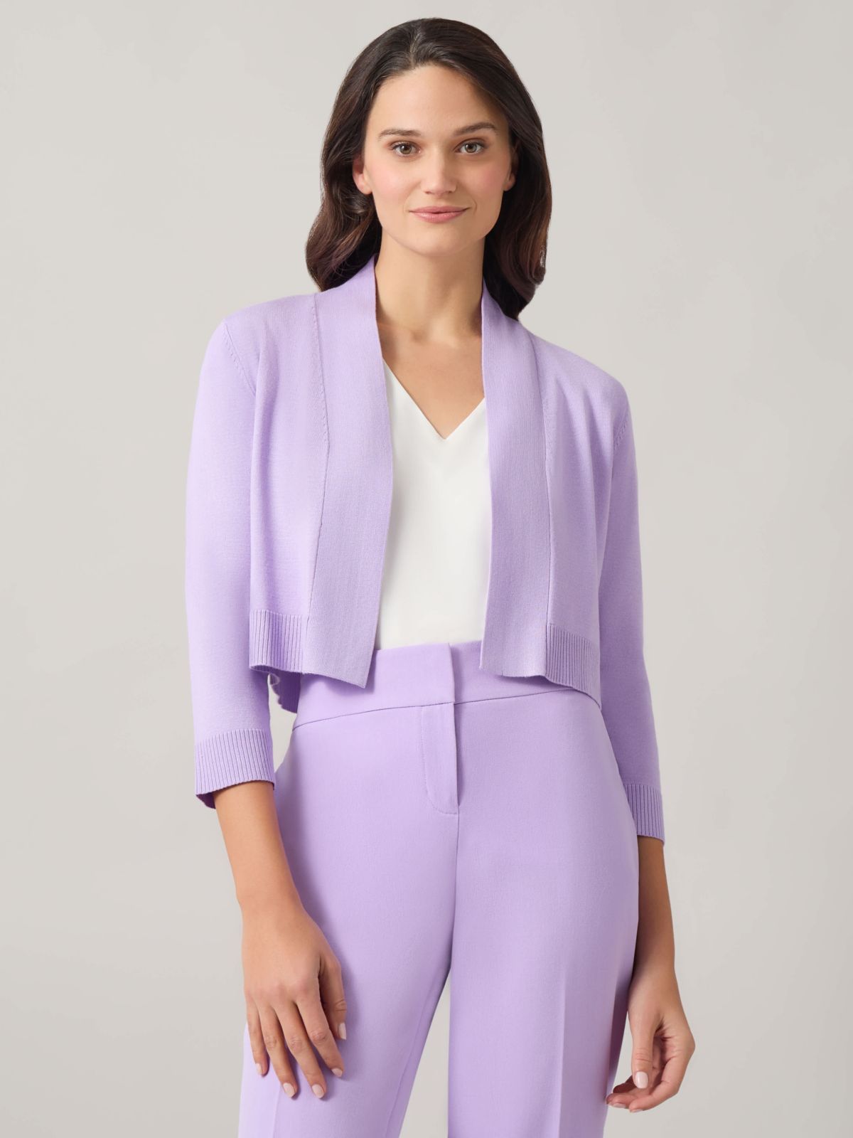 Cropped Kissing Front Shrug