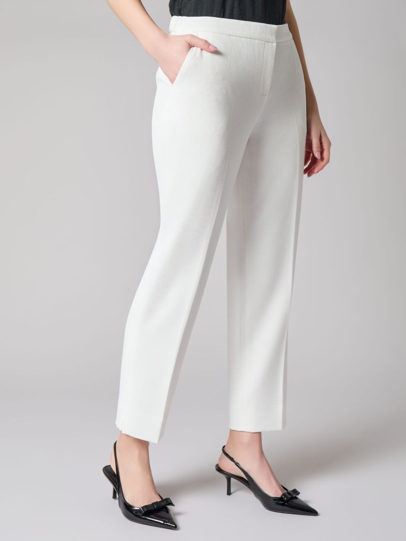 Pique Elastic Back Pant