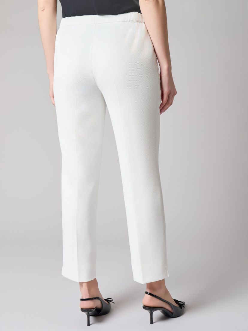 Pique Elastic Back Pant