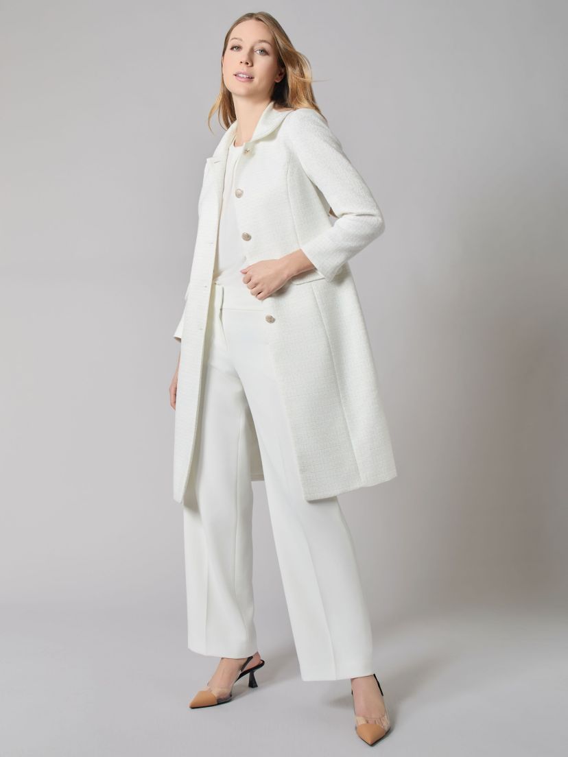 Tweed Topper With Flap Pockets