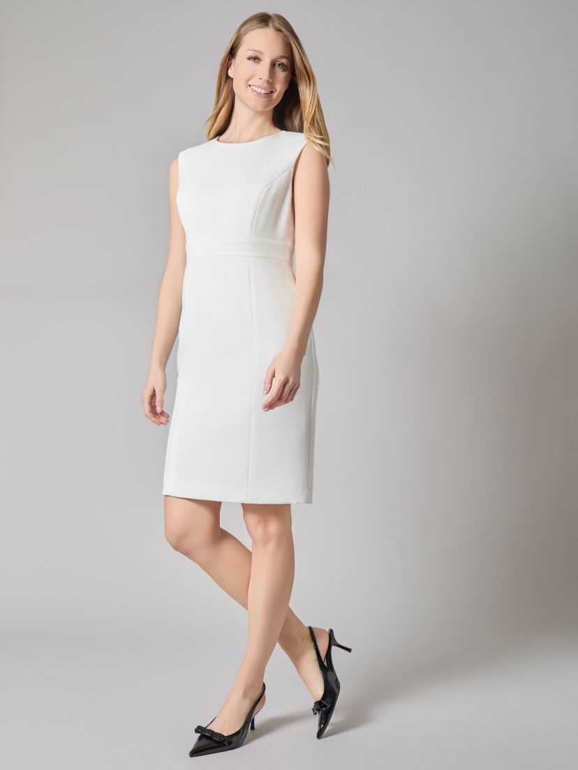 Extended Cap Sleeve Sheath Dress